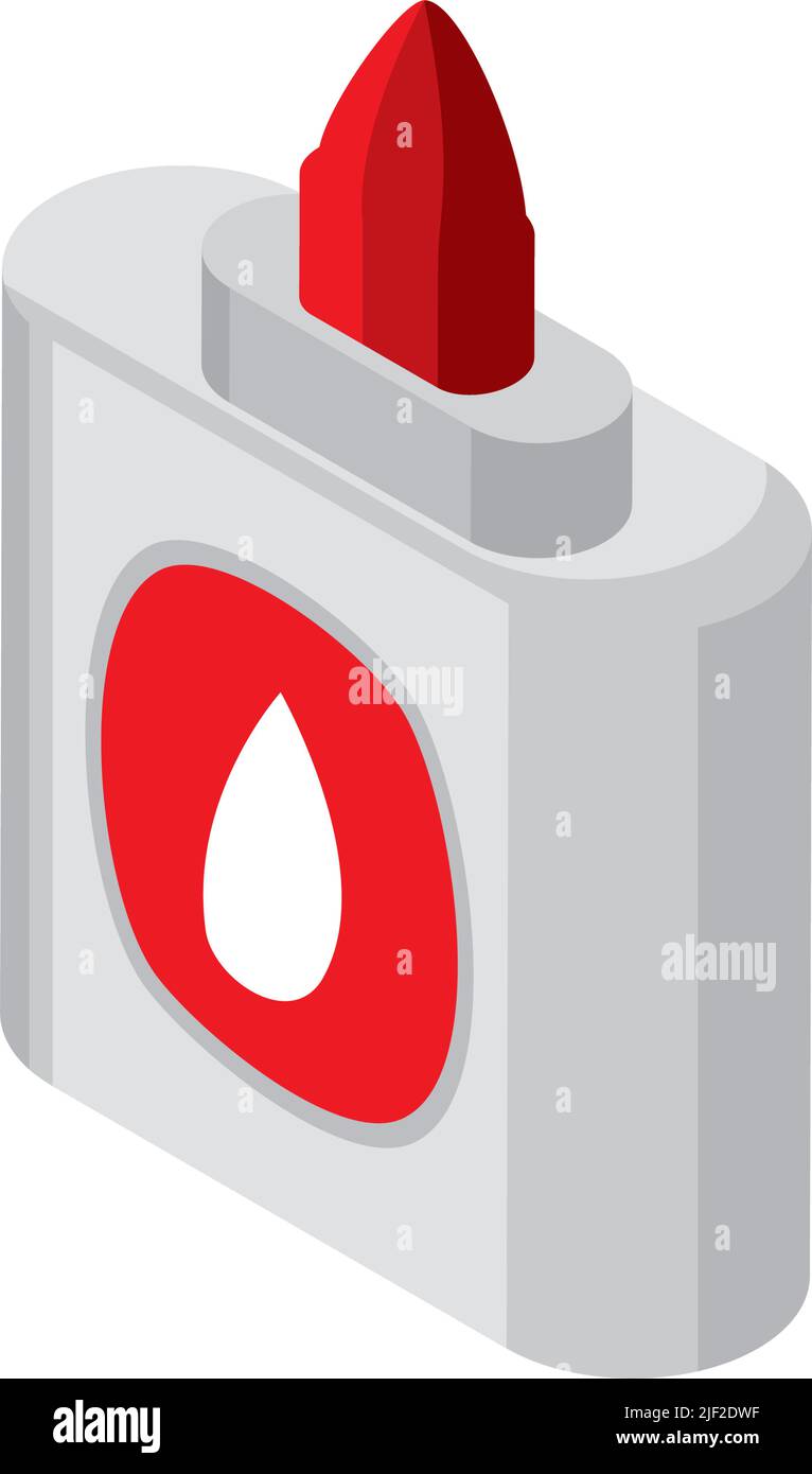 glue bottle school supply Stock Vector