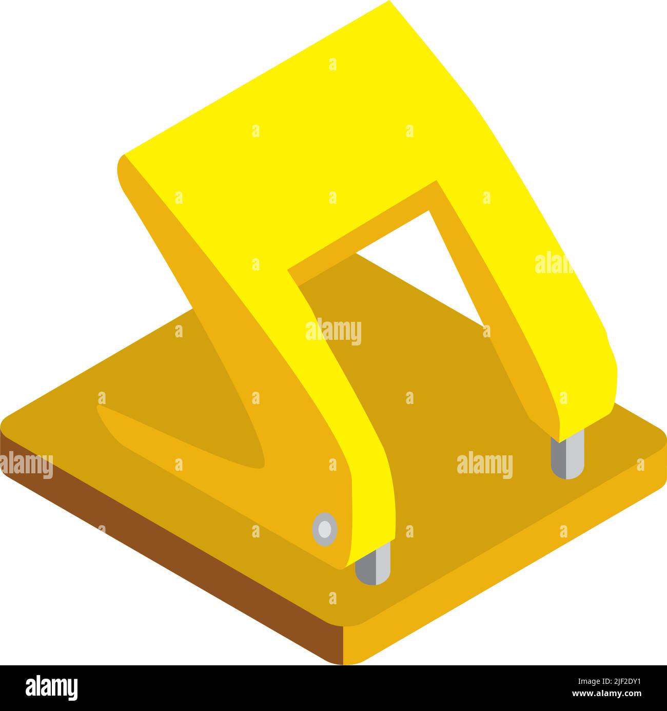 hole puncher school supply Stock Vector