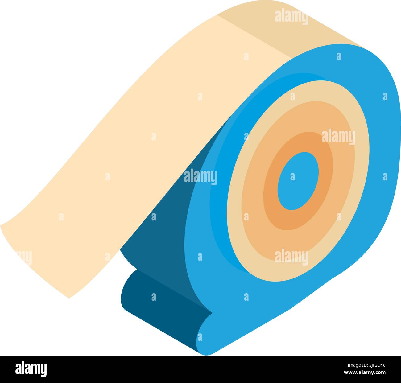 adhesive tape supply Stock Vector