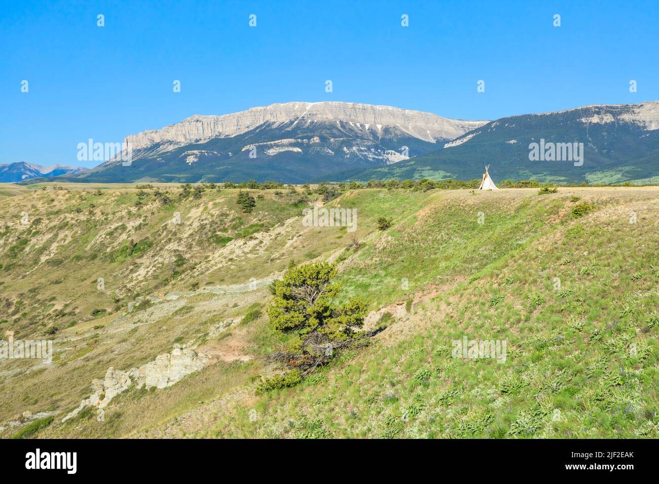 Native american tipi replica hi-res stock photography and images - Alamy