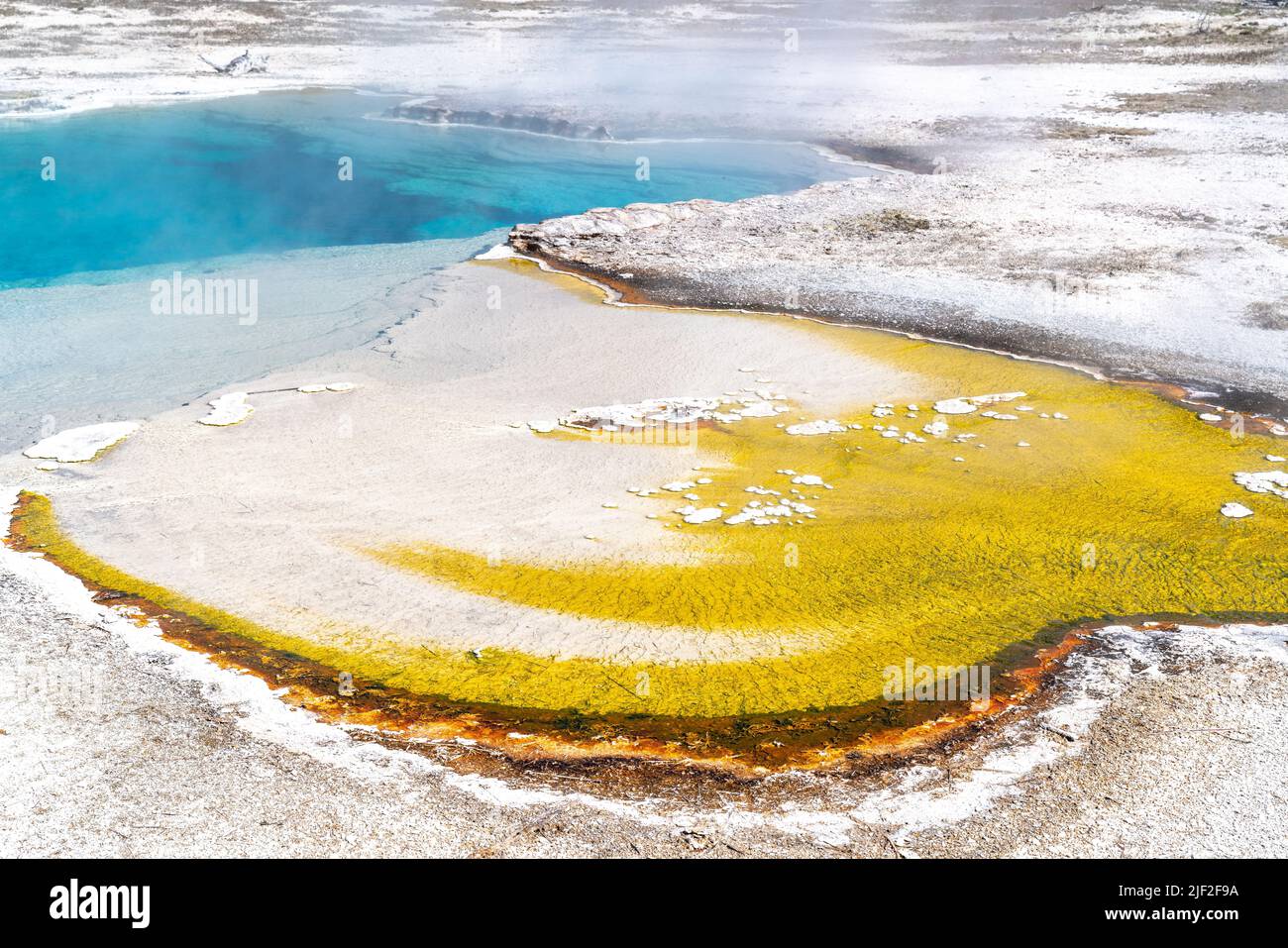 Yellowstone hot spring hi-res stock photography and images - Alamy