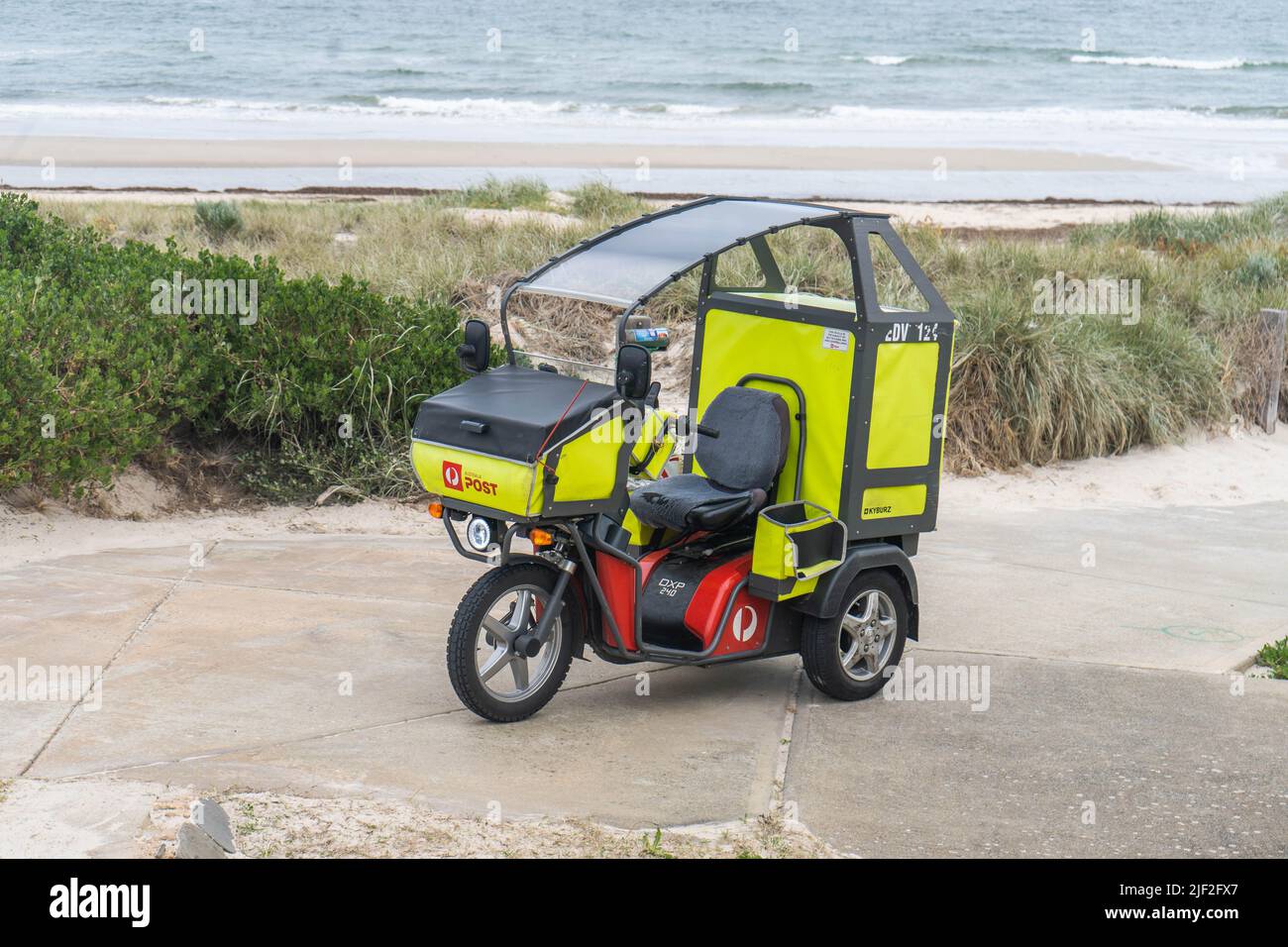 29 June 2022 An Australia Post electric delivery vehicle, Adelaide