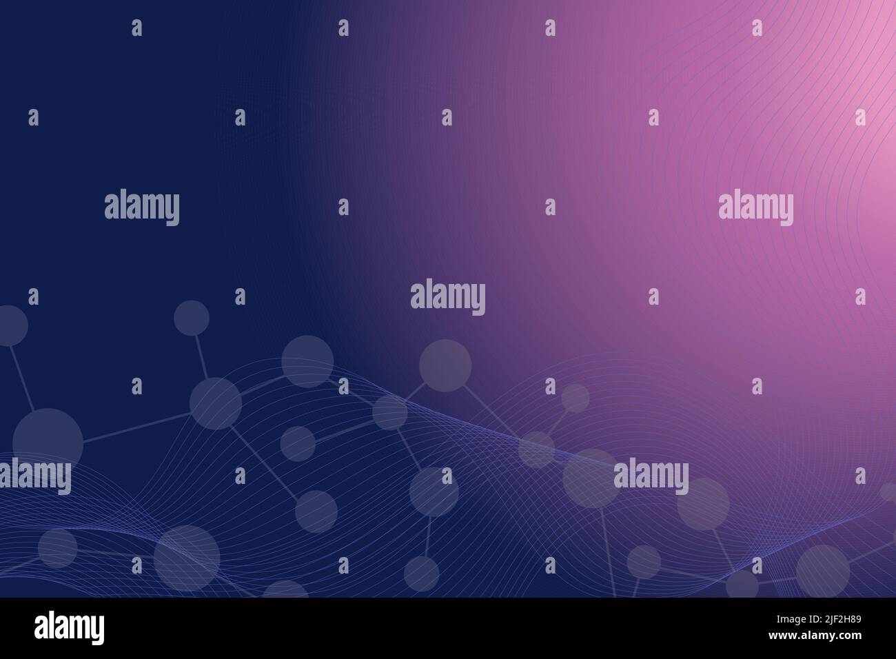 Dark background with glow and round elements at the corners Stock Vector