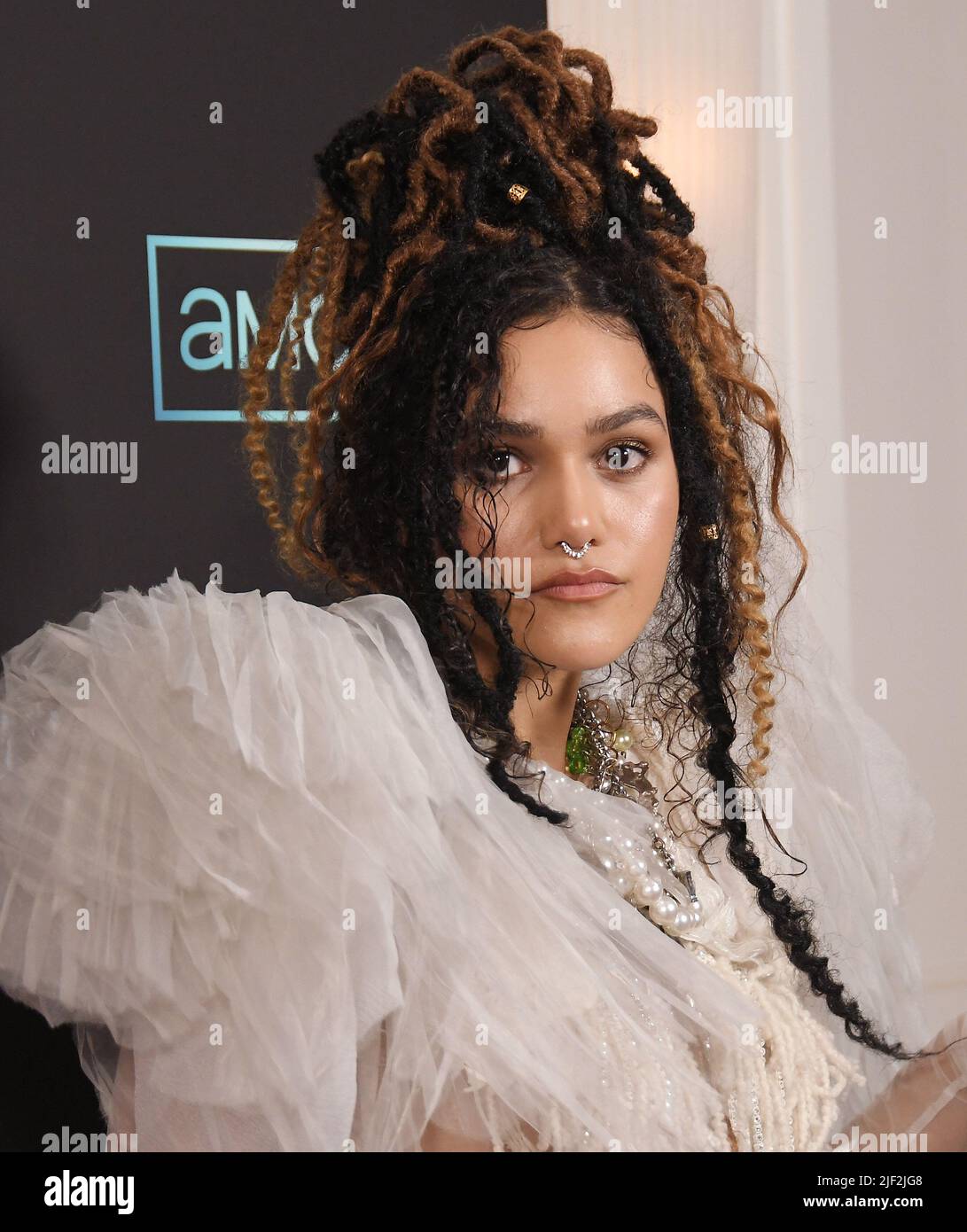 Emma McDonald arrives at AMC's MOONHAVEN Premiere held at The London ...