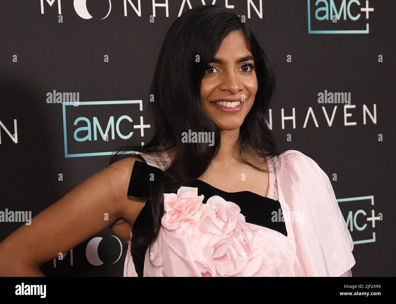 Los Angeles, USA. 28th June, 2022. Amara Karan arrives at AMC's