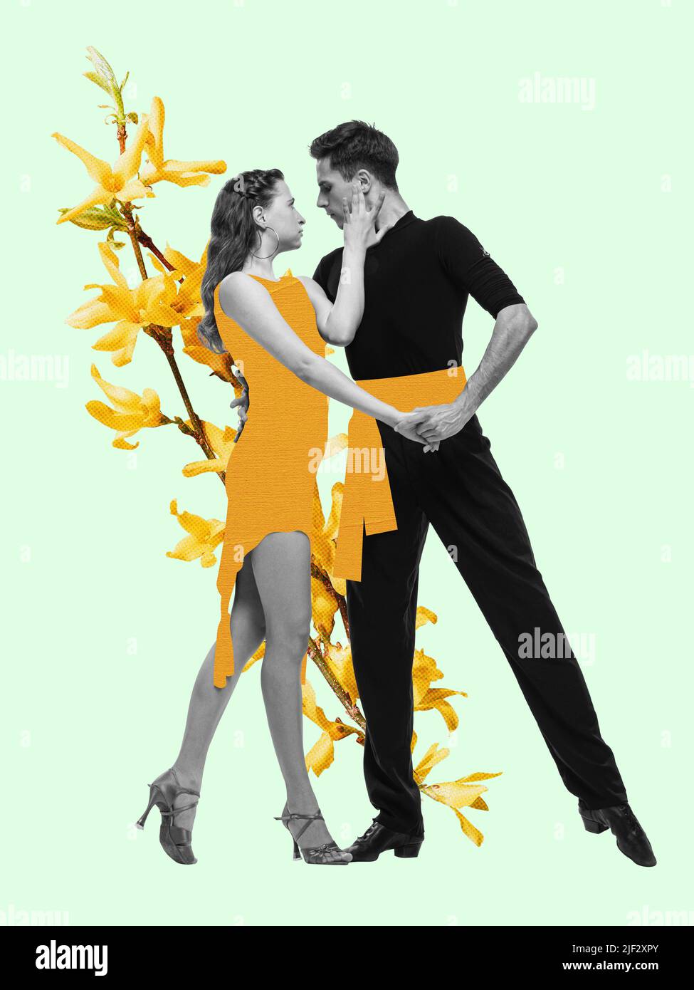 Couple Dancing, Tango Silhouette - Pose 1 SVG Cut file by Creative Fabrica  Crafts · Creative Fabrica