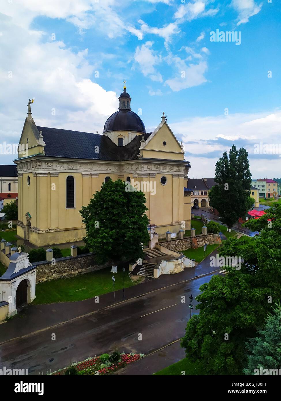beautiful temple in Zhovkva Stock Photo - Alamy