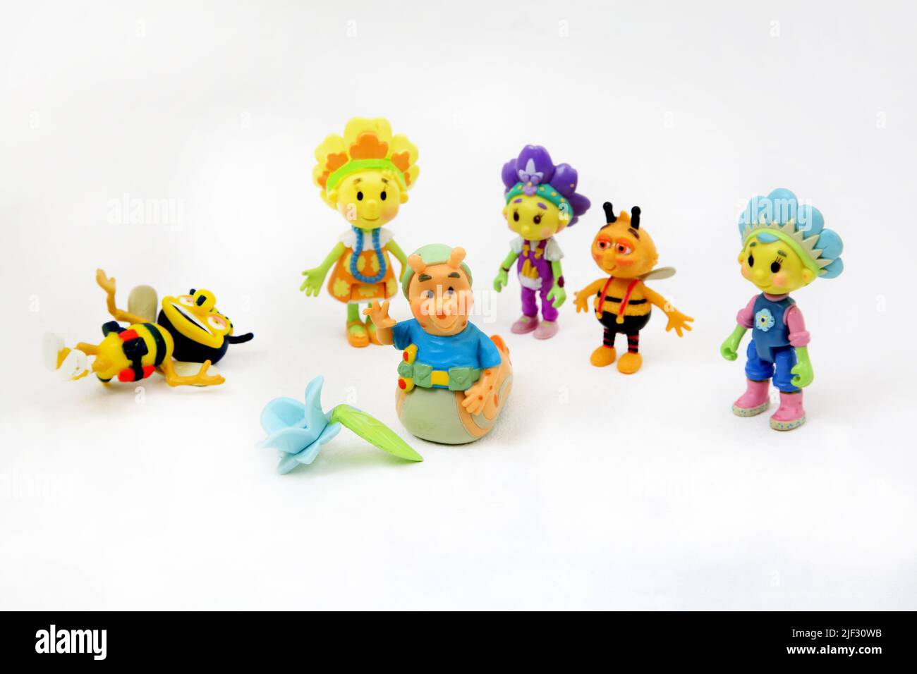 Fifi and the Flowertots Characters from Children's Television Series Stock Photo