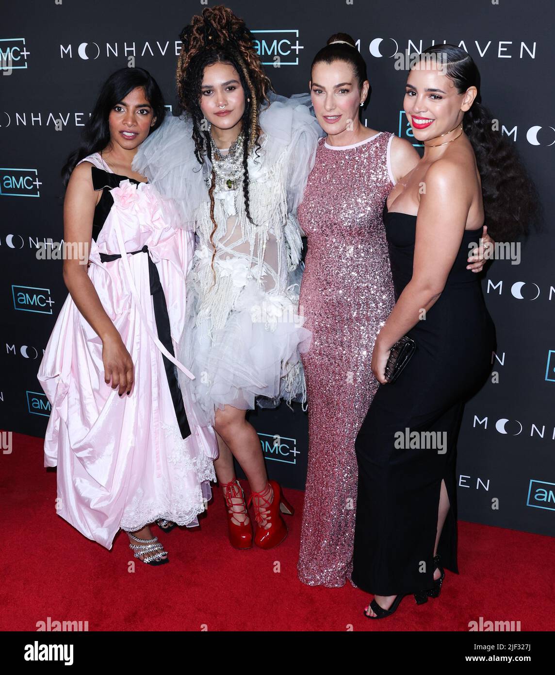 WEST HOLLYWOOD, LOS ANGELES, CALIFORNIA, USA - JUNE 28: Actresses Amara