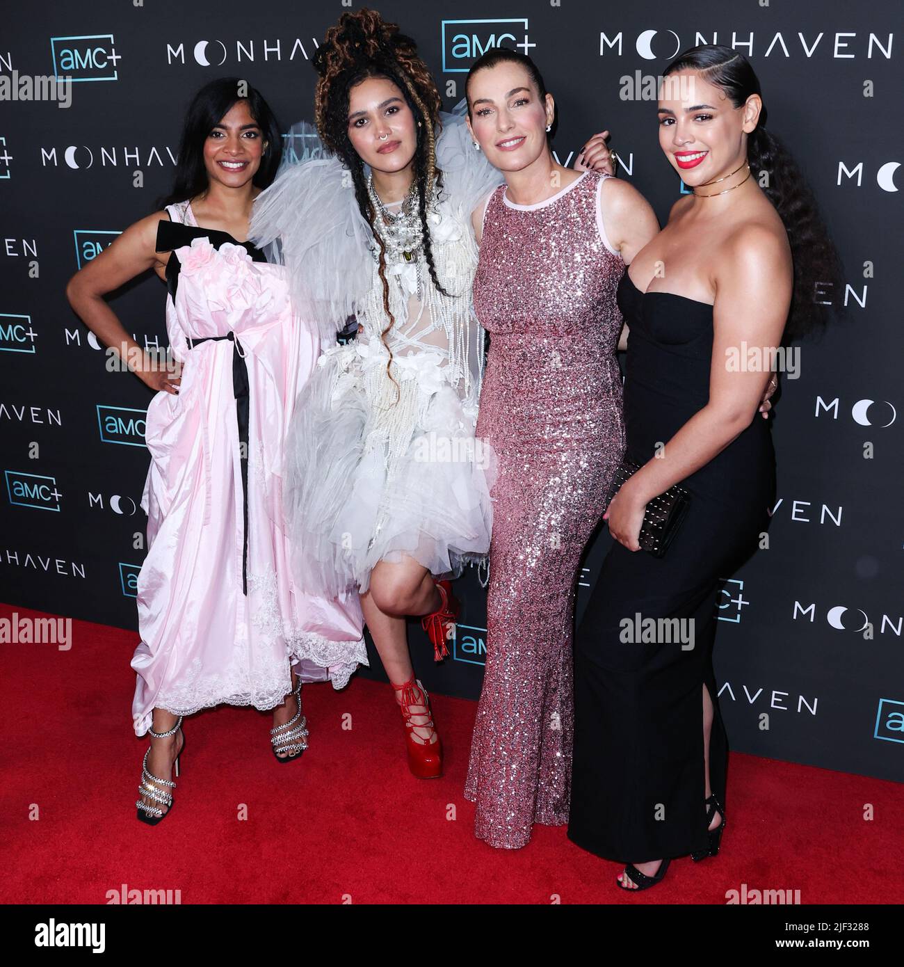 WEST HOLLYWOOD, LOS ANGELES, CALIFORNIA, USA - JUNE 28: Actresses Amara