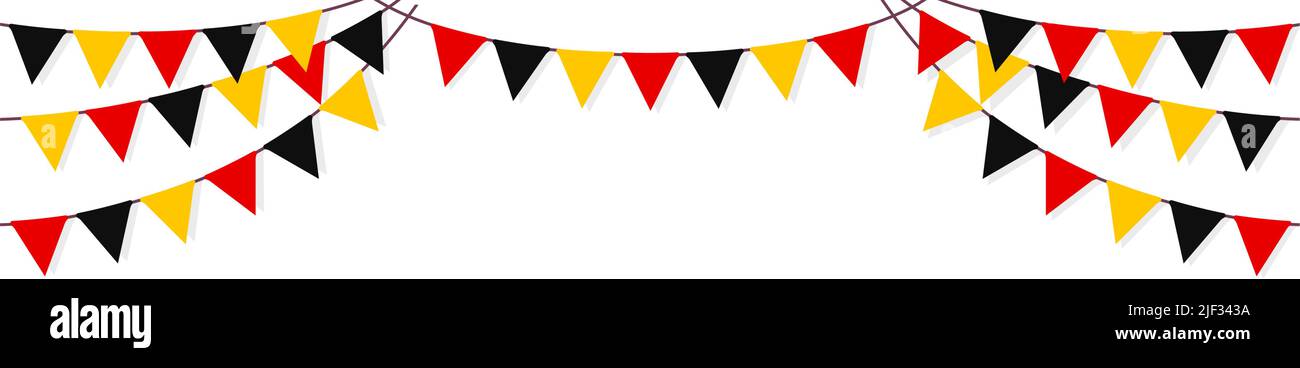 Liverpool pennant Bunting 10 meters 25 Triangle Flags  red & white 