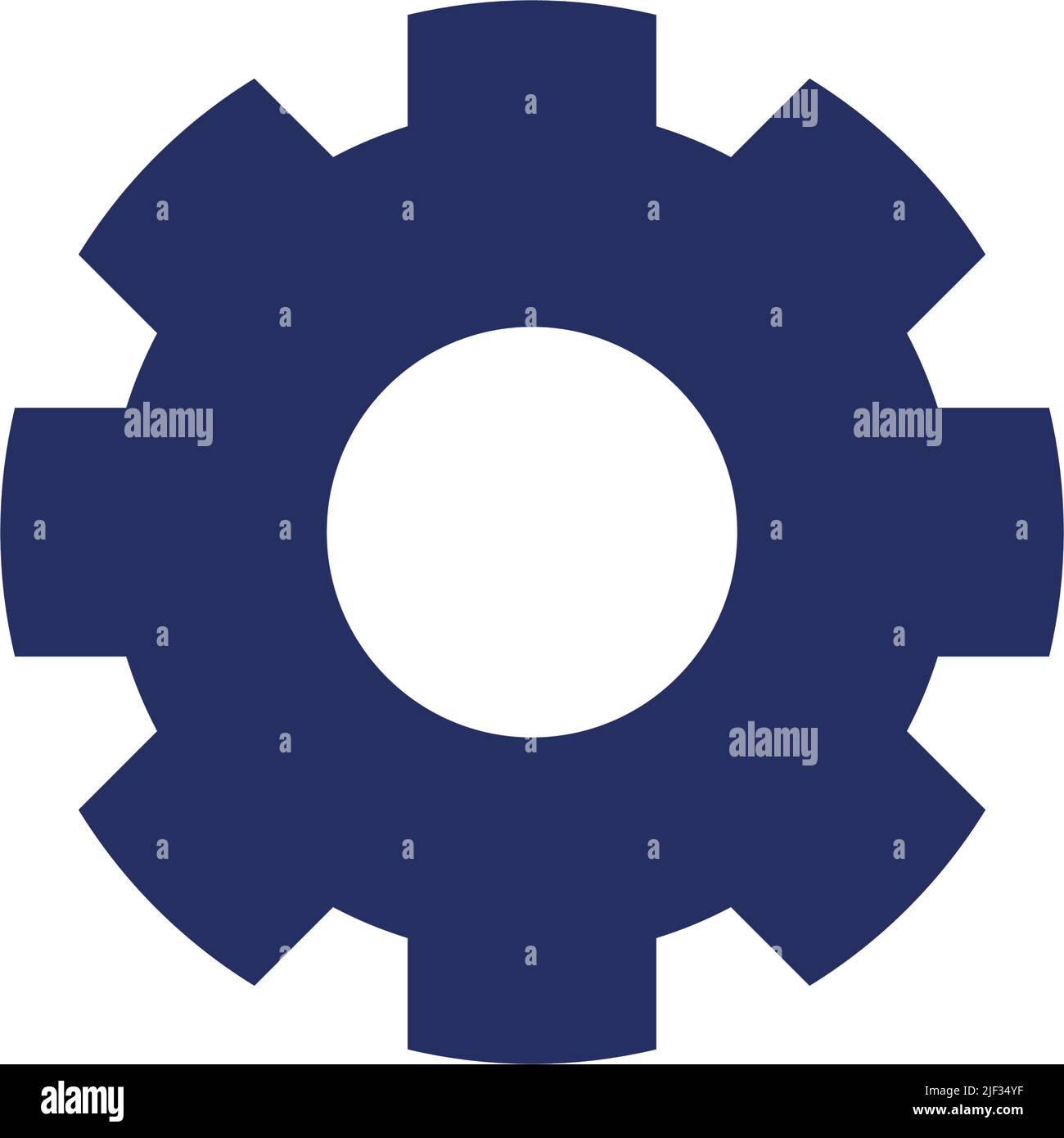 Settings white black glyph ui icon Stock Vector Image & Art - Alamy