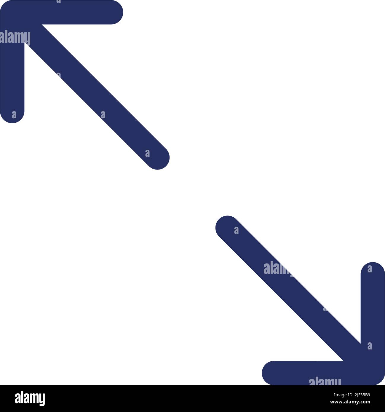 Enlargement white black glyph ui icon Stock Vector