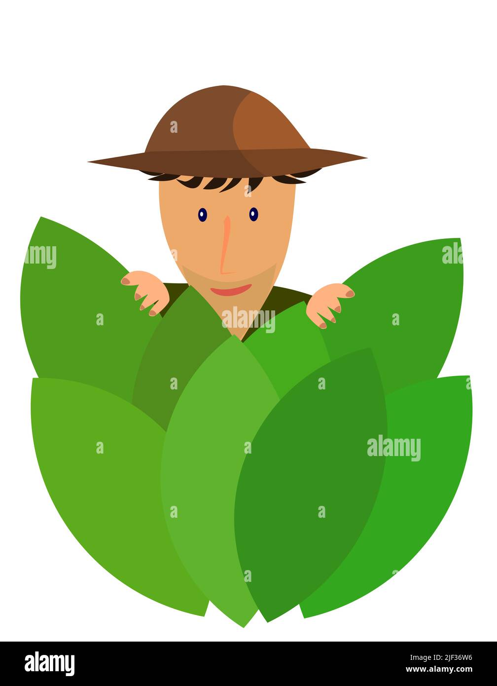 Hidden hat Cut Out Stock Images & Pictures - Alamy