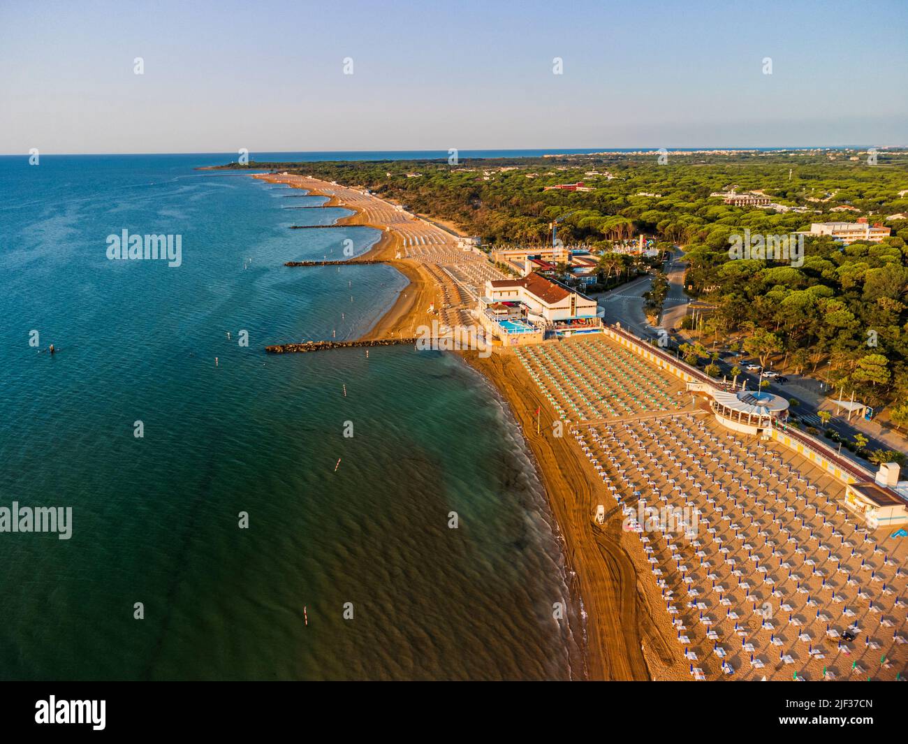 View From The Top Of The Sunrise On The Beach Of Lignano Sabbiadoro view-from-the-top-of-the-sunrise-on-the-beach-of-lignano-sabbiadoro