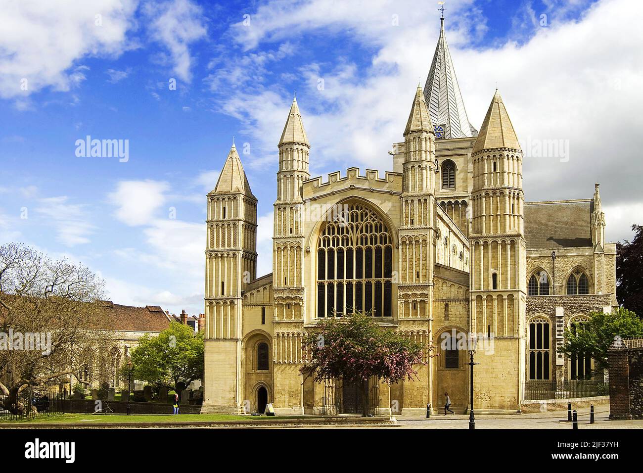 Rochester Cathedral, Europe, United Kingdom, Rochester Stock Photo
