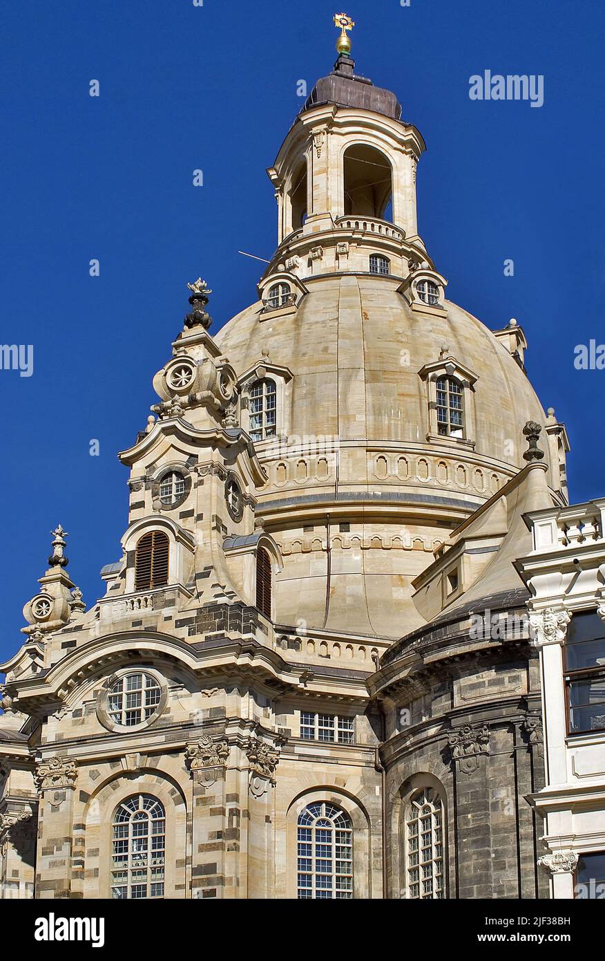 Dresden Frauenkirche, Germany, Saxony, Dresden Stock Photo