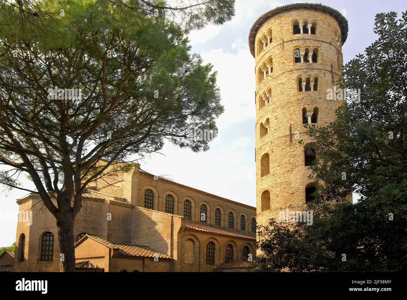 Basilica di San Apollinare in Classe, Italy, Emilia Romagna Stock Photo