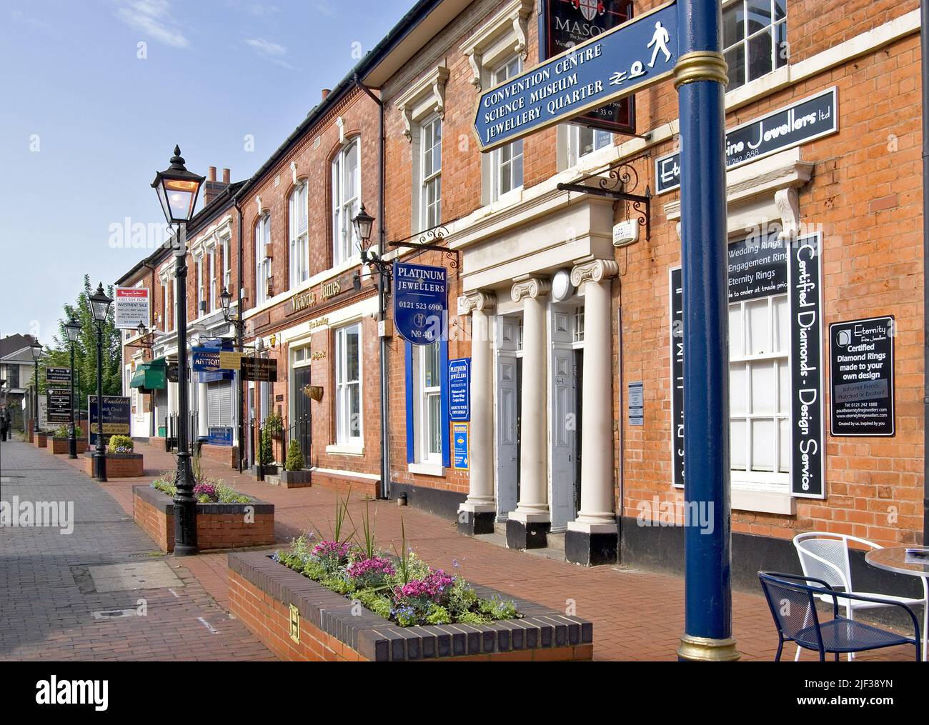 The Jewellery Quarter in Birmingham, United Kingdom, England Stock Photo