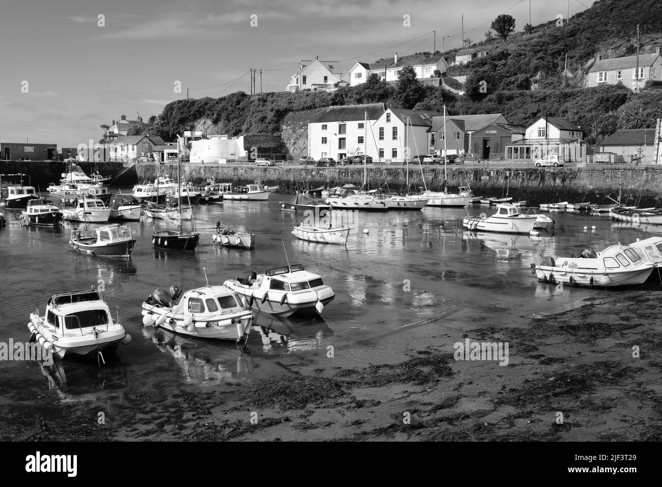 Scenes in and around Porthleven Harbour, Cornwall Stock Photo