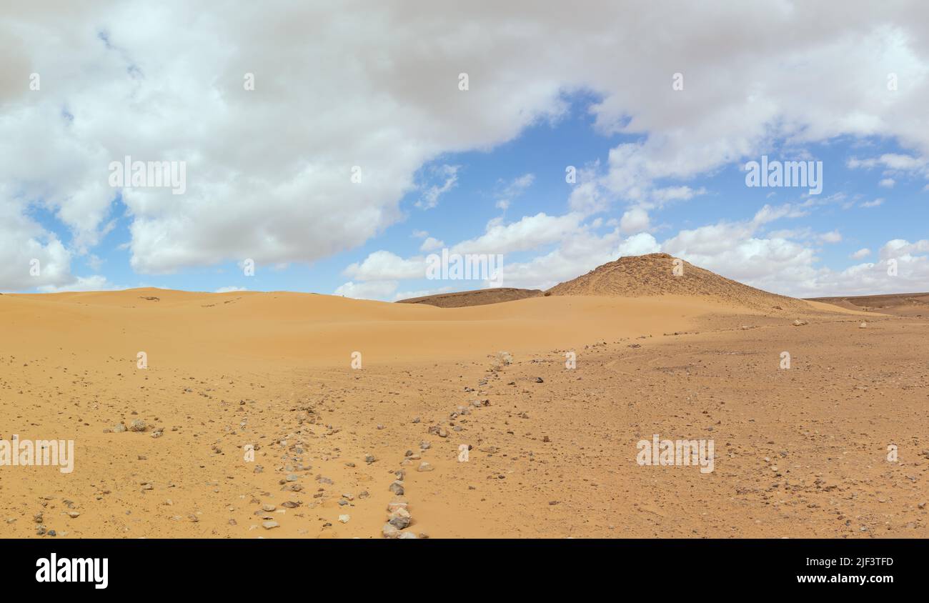 beautiful sand dunes in Arava desert Israel Stock Photo