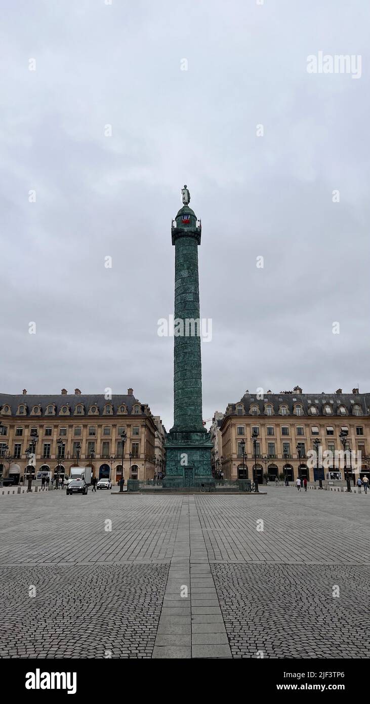 Place Vendôme in Paris, France Stock Photo