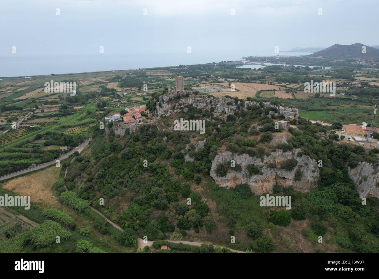 Castello della Fava, Posada, Sardinia, Italy Stock Photo