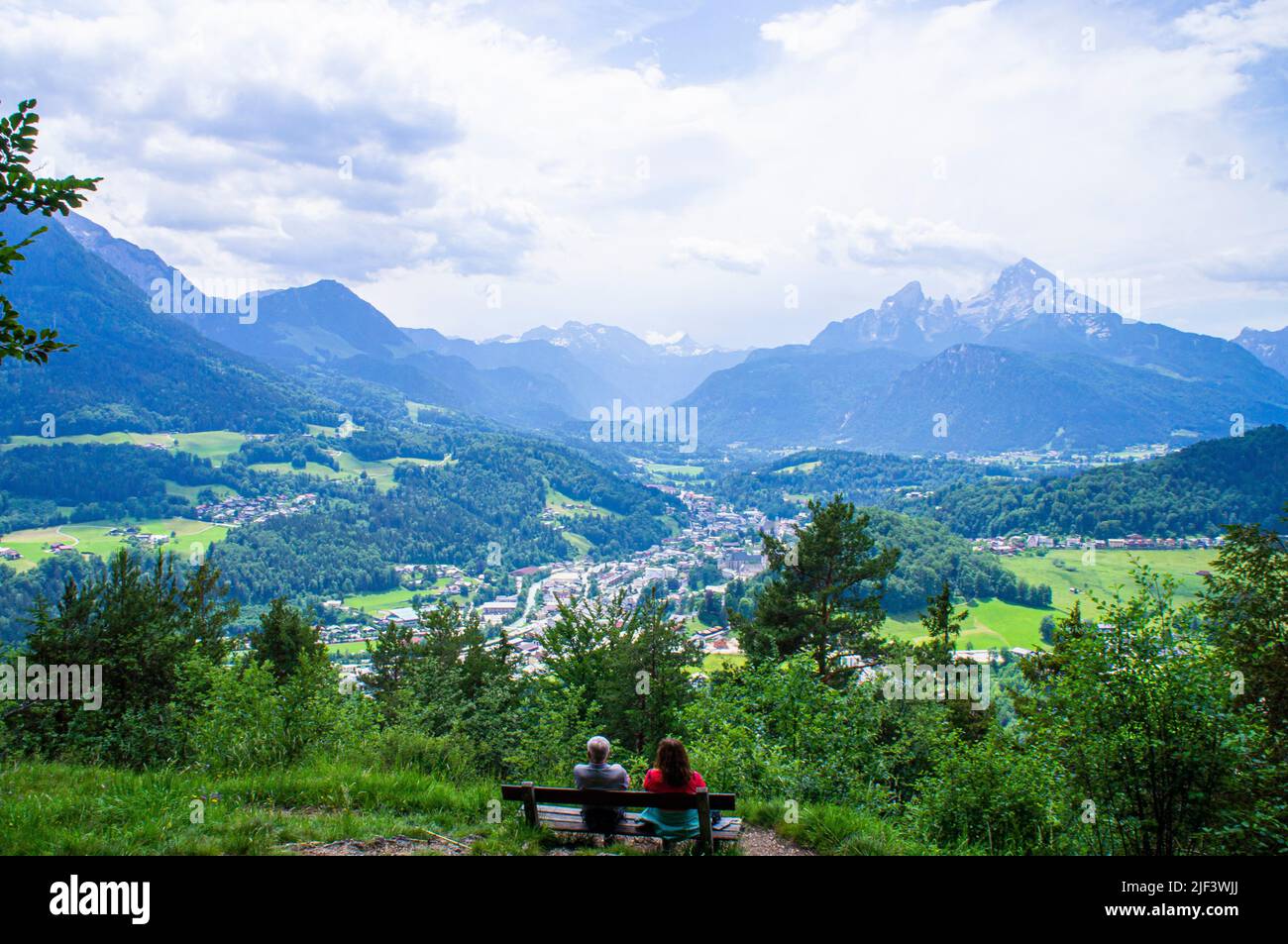 The town of Berchtesgaden, Berchtesgadener Land district, Upper Bavaria