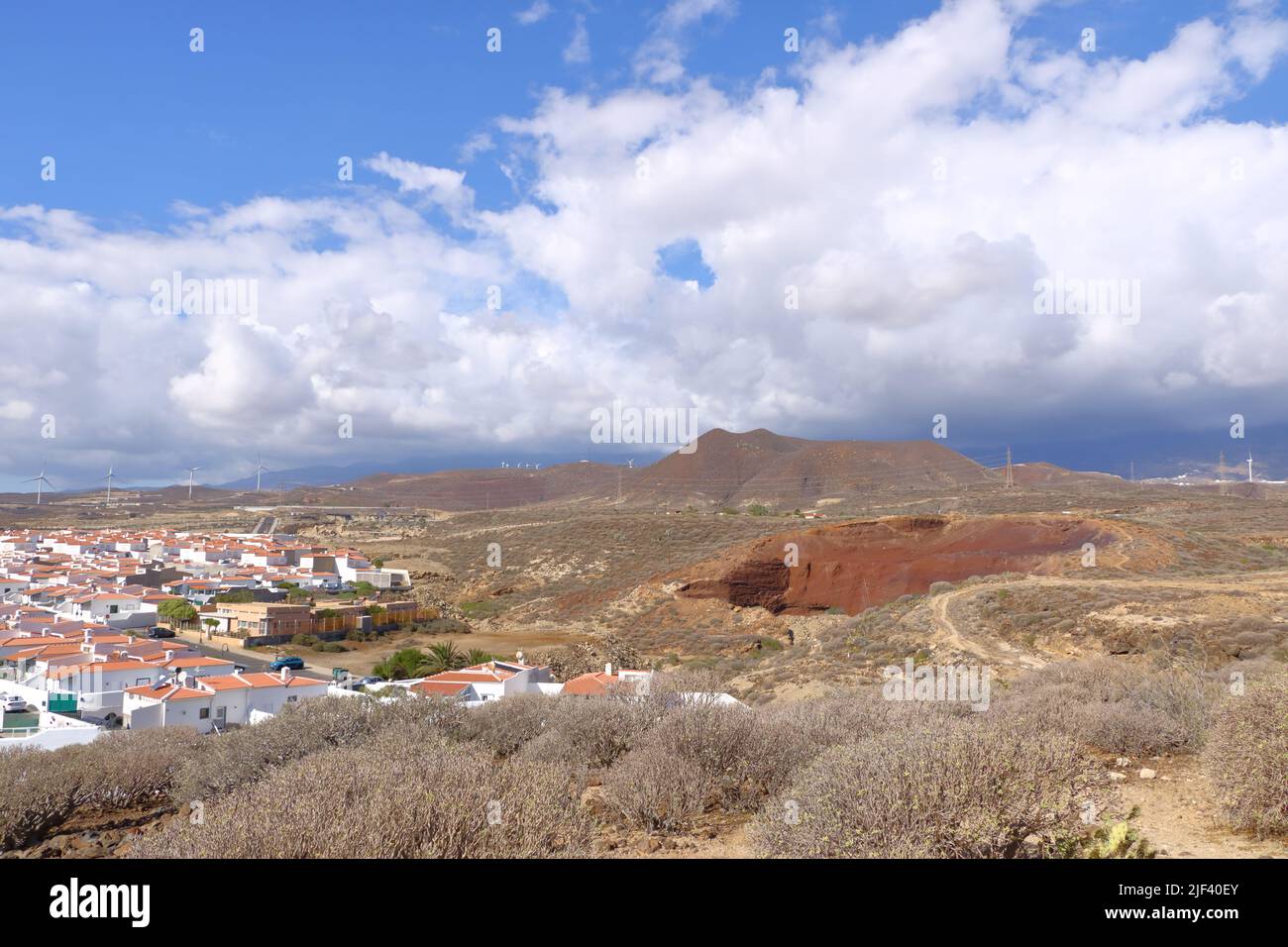Island coast near Abades village, Tenerife, Canary Island in Spain Stock Photo