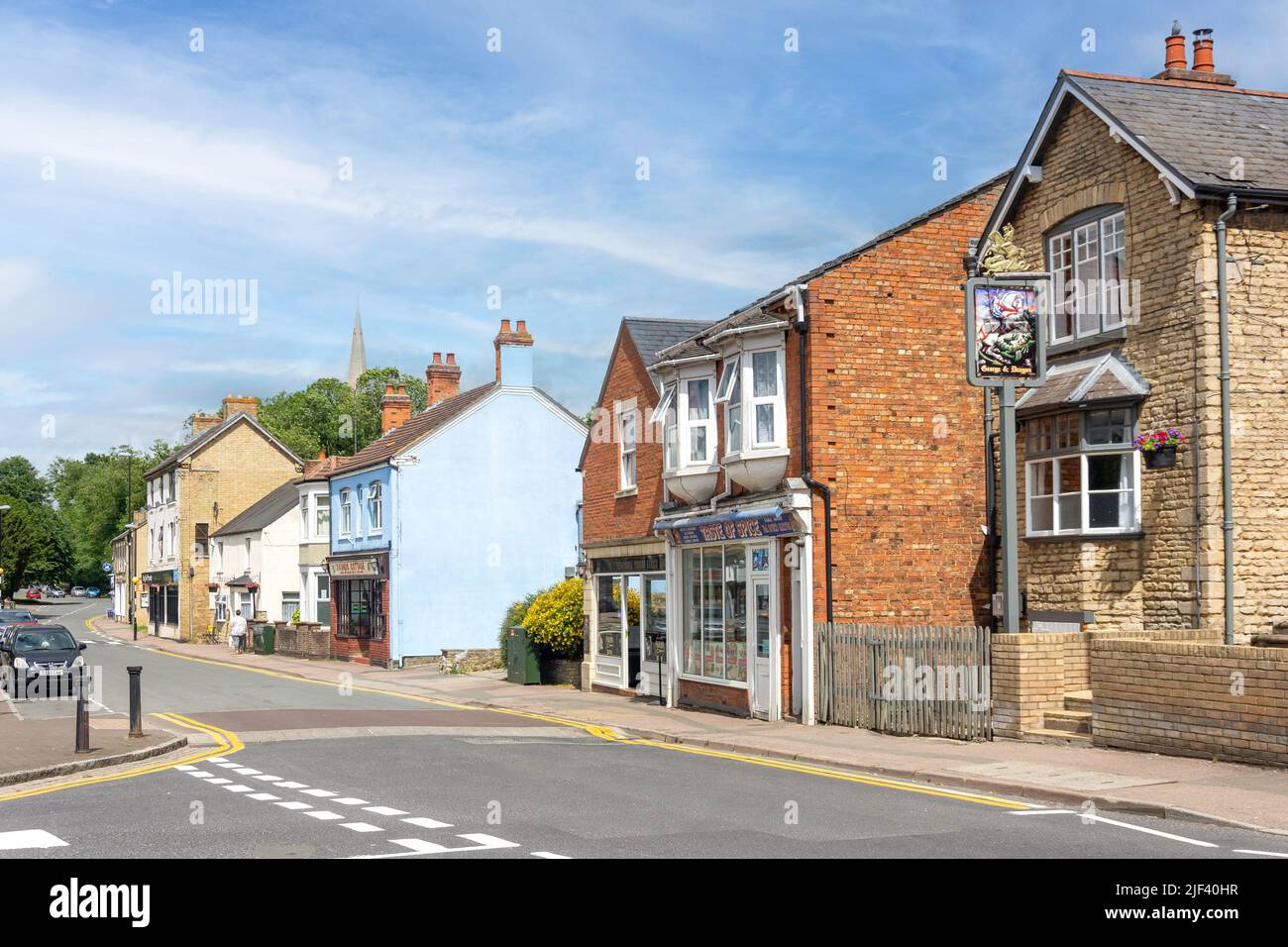 The Square, High Street, Raunds, Northamptonshire, England, United