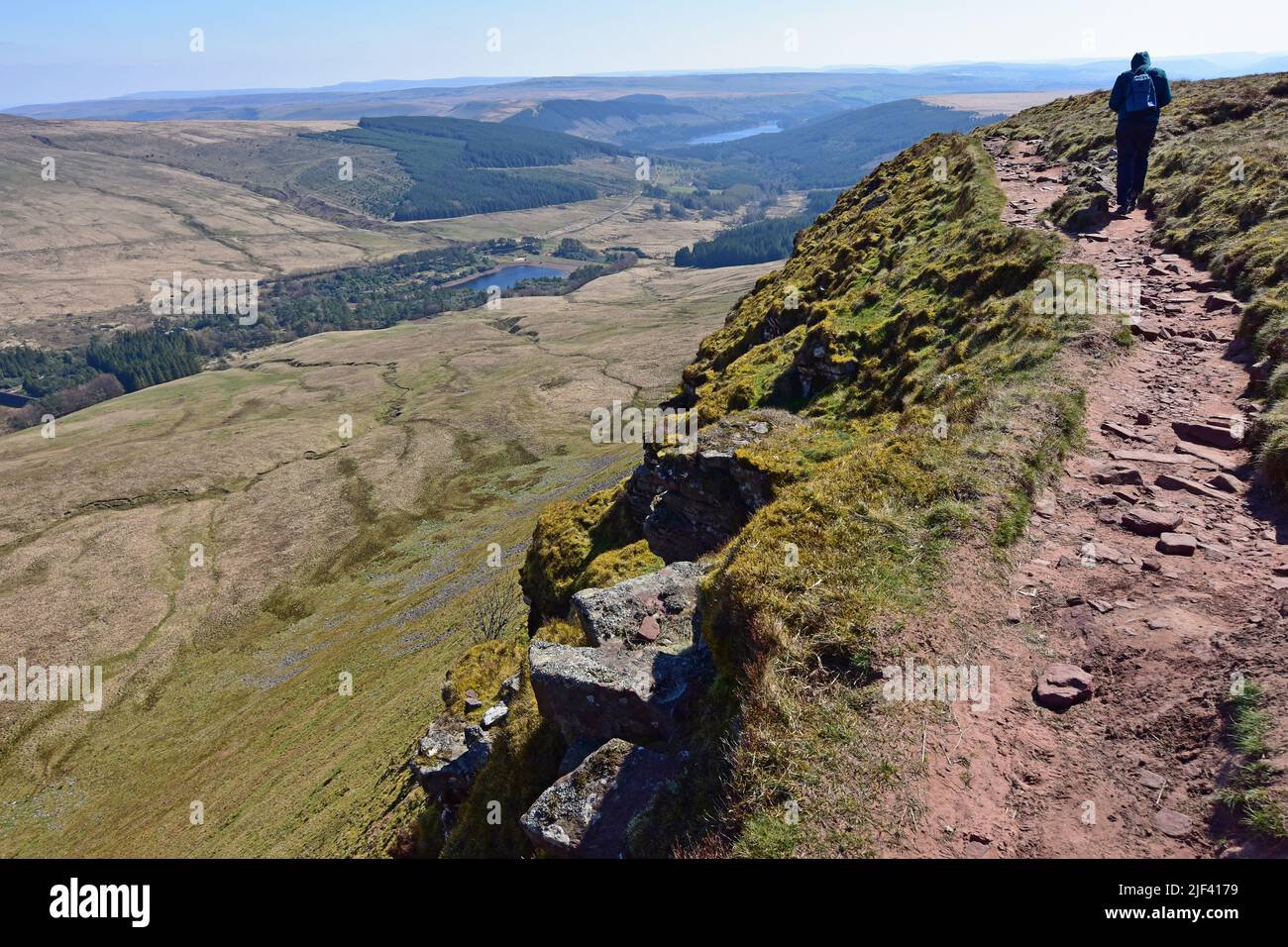 Horseshoe walk, PenyFan Stock Photo Alamy