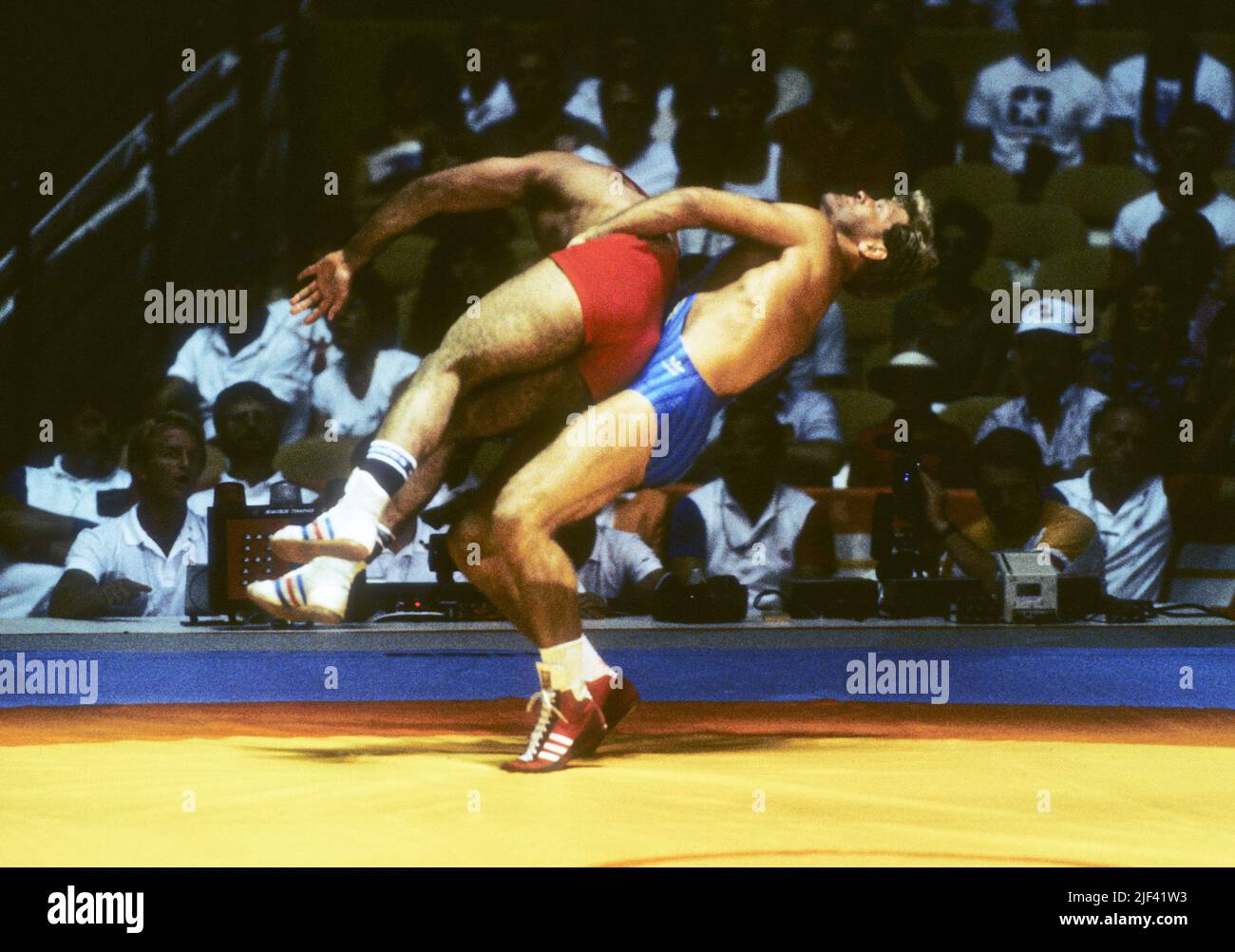 OLYMPIC SUMMER GAMES IN LOS ANGELES 1984 FRANK ANDERSSON Swedish participant in the Olympic