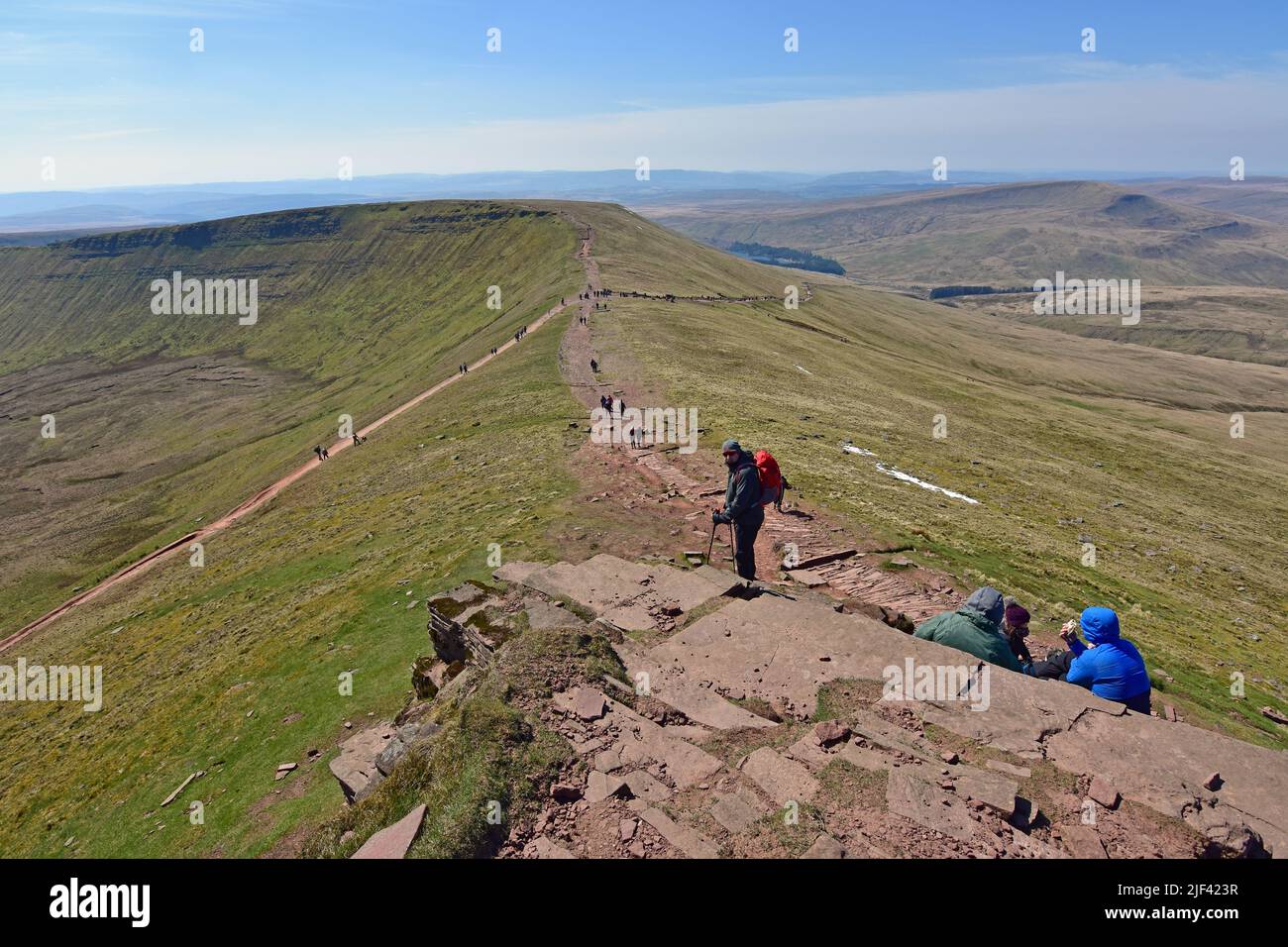 Horseshoe walk, PenyFan Stock Photo Alamy