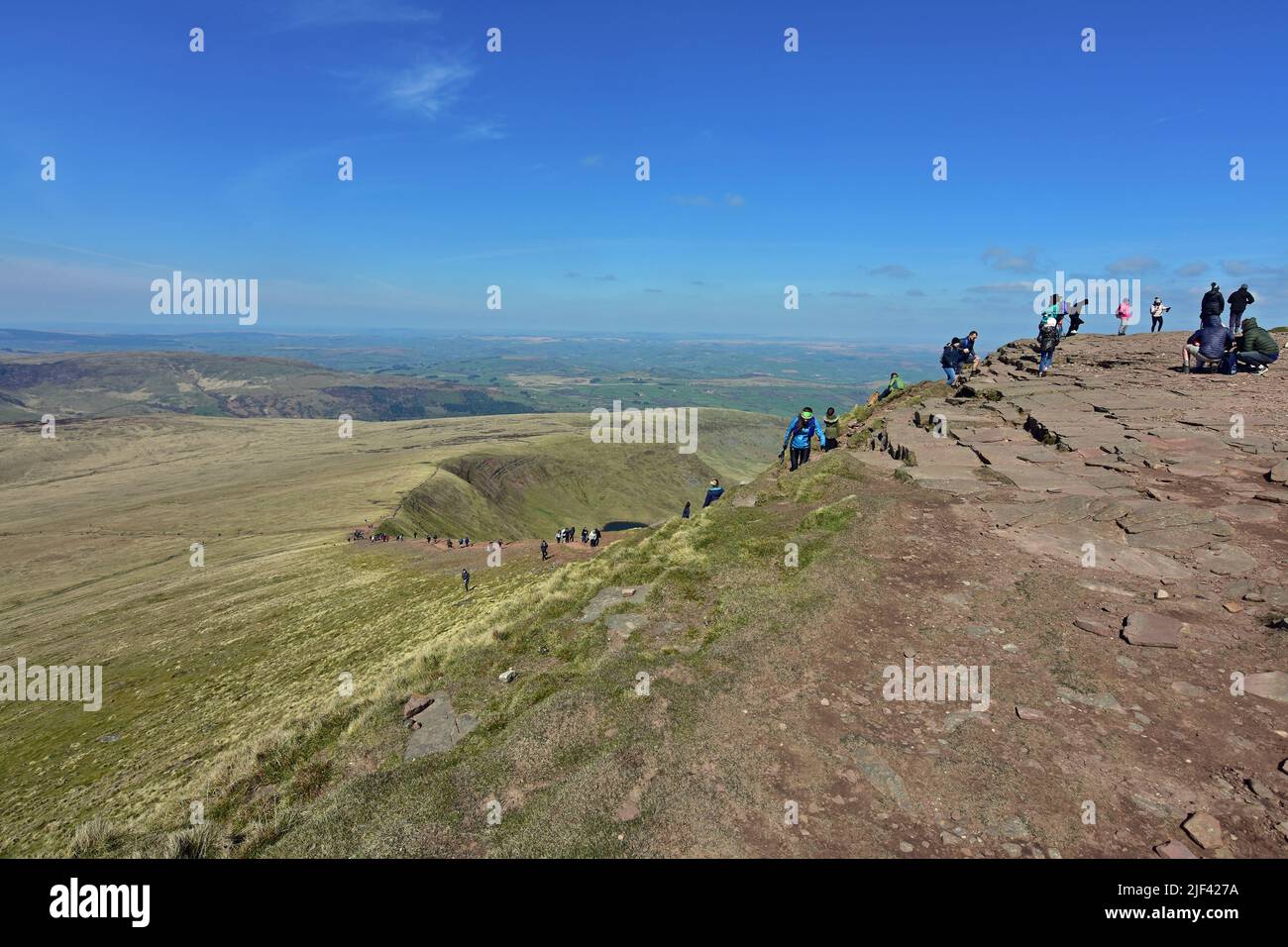 Horseshoe walk, PenyFan Stock Photo Alamy