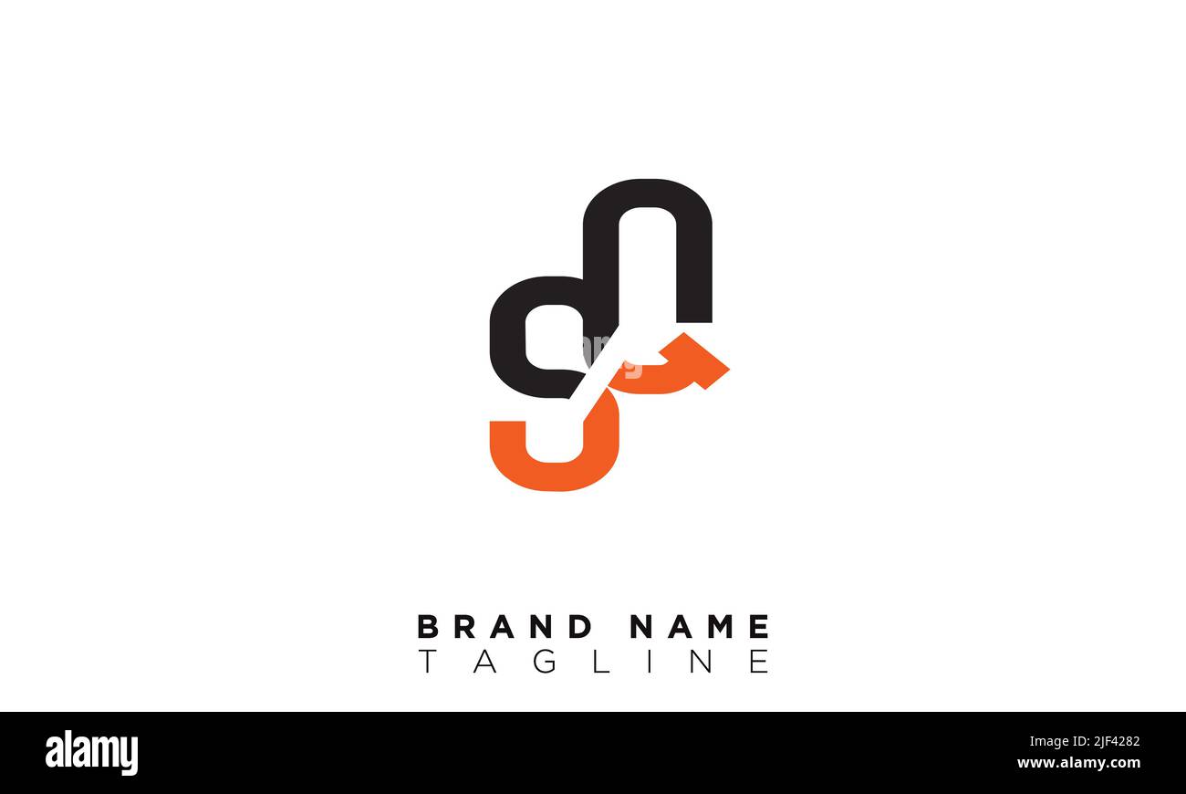 SQ Alphabet letters Initials Monogram logo Stock Vector
