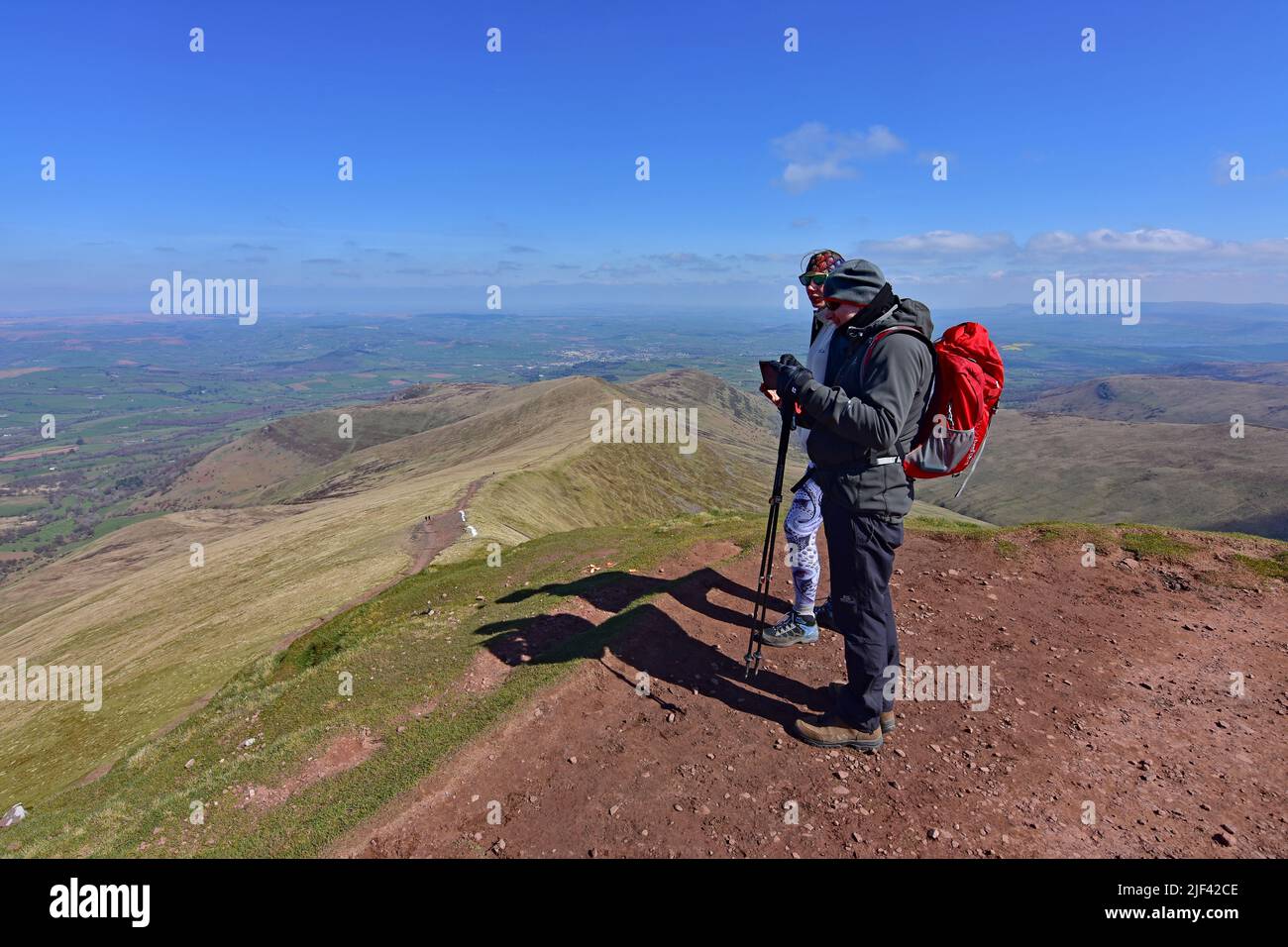 Horseshoe walk, PenyFan Stock Photo Alamy