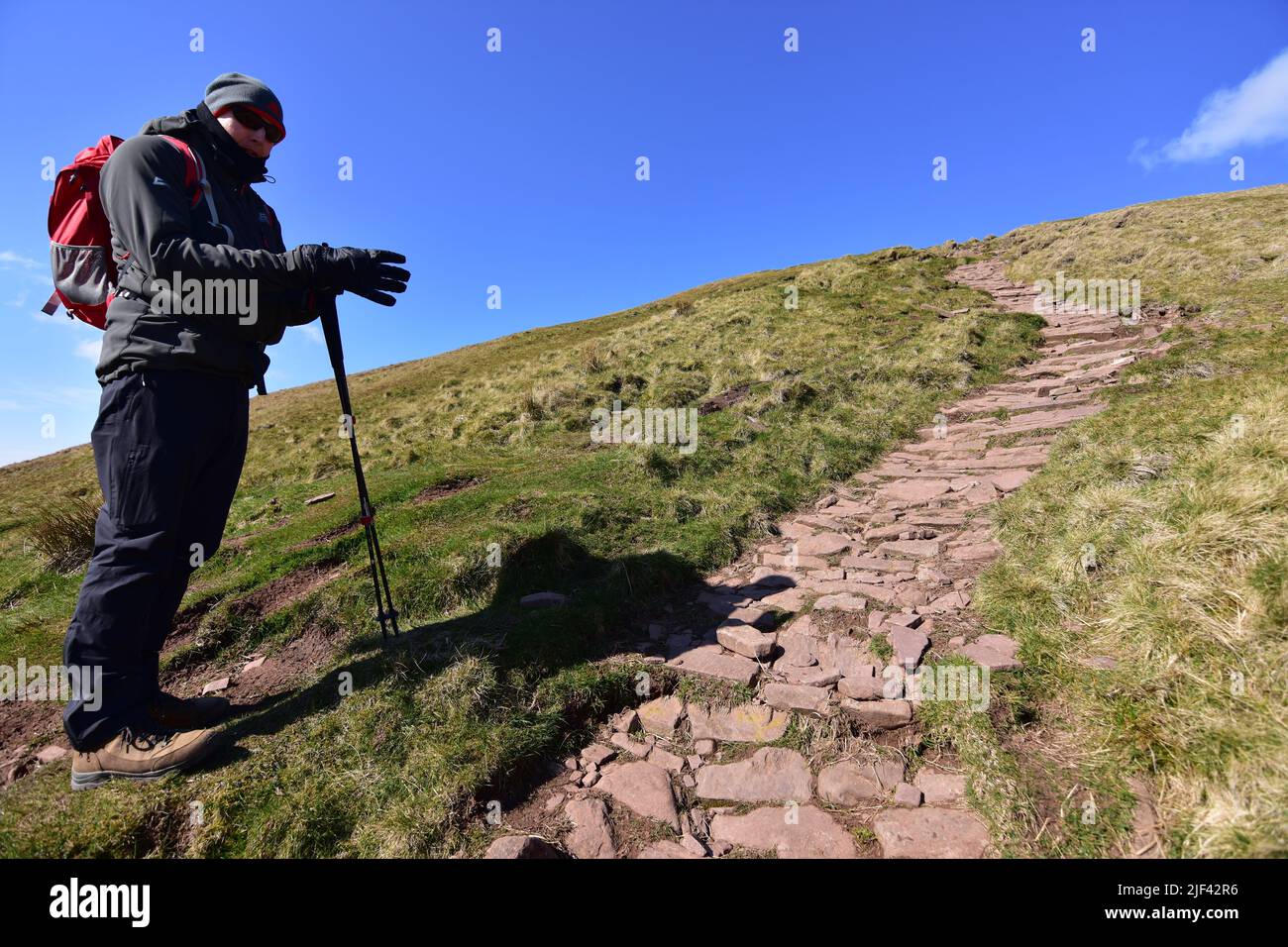 Horseshoe walk, PenyFan Stock Photo Alamy