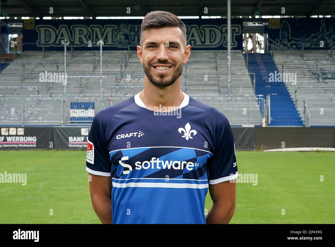Darmstadt, Germany. 29th June, 2022. Soccer, 2. Bundesliga, photo session for the 2022/23 season