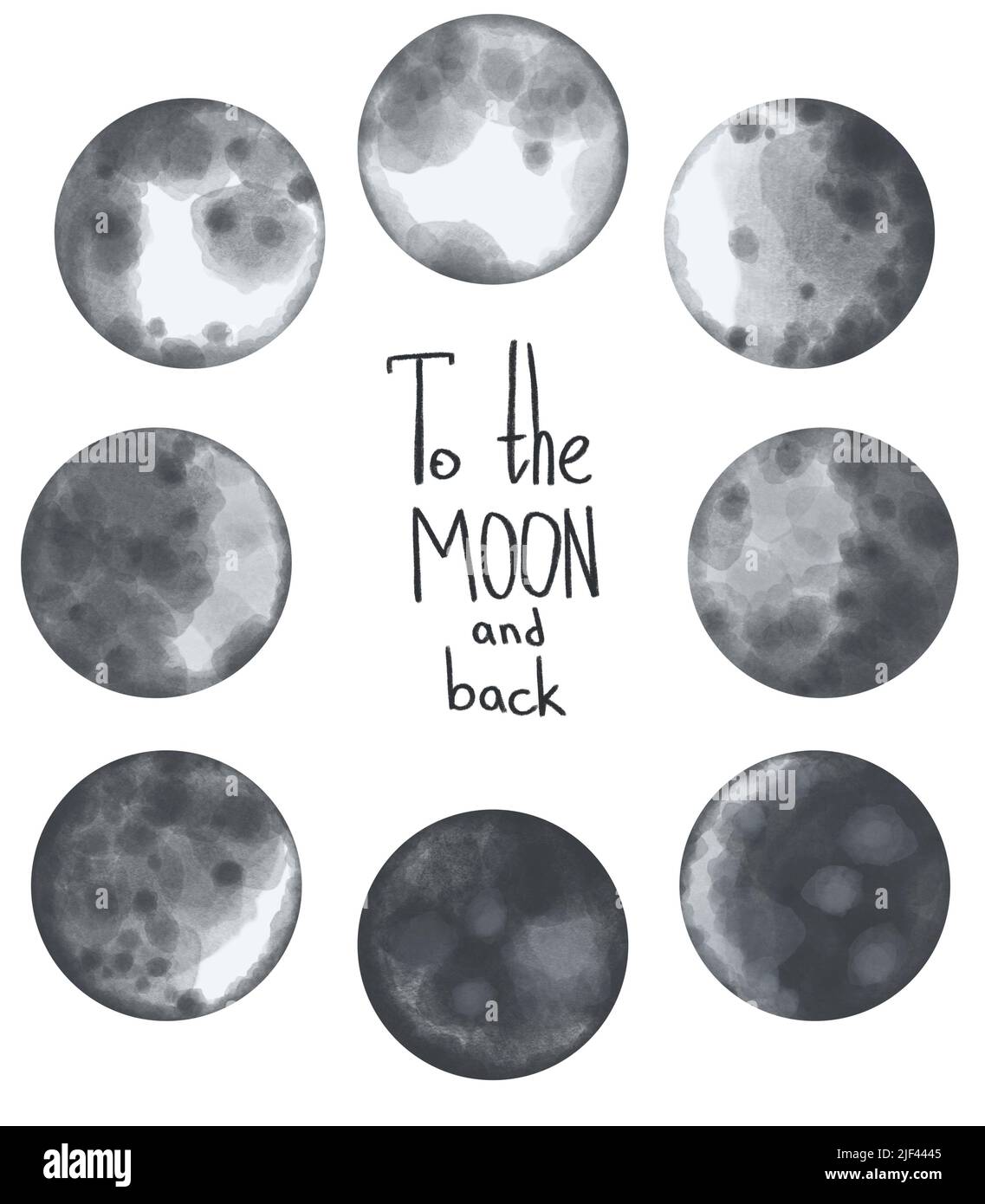 Moon Phases Watercolor Images – Browse 1,903 Stock Photos, Vectors, and  Video | Adobe Stock
