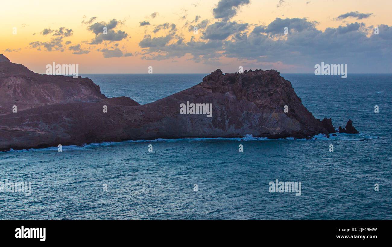Cape Three Forks on the Mediterranean coast of northeastern Morocco