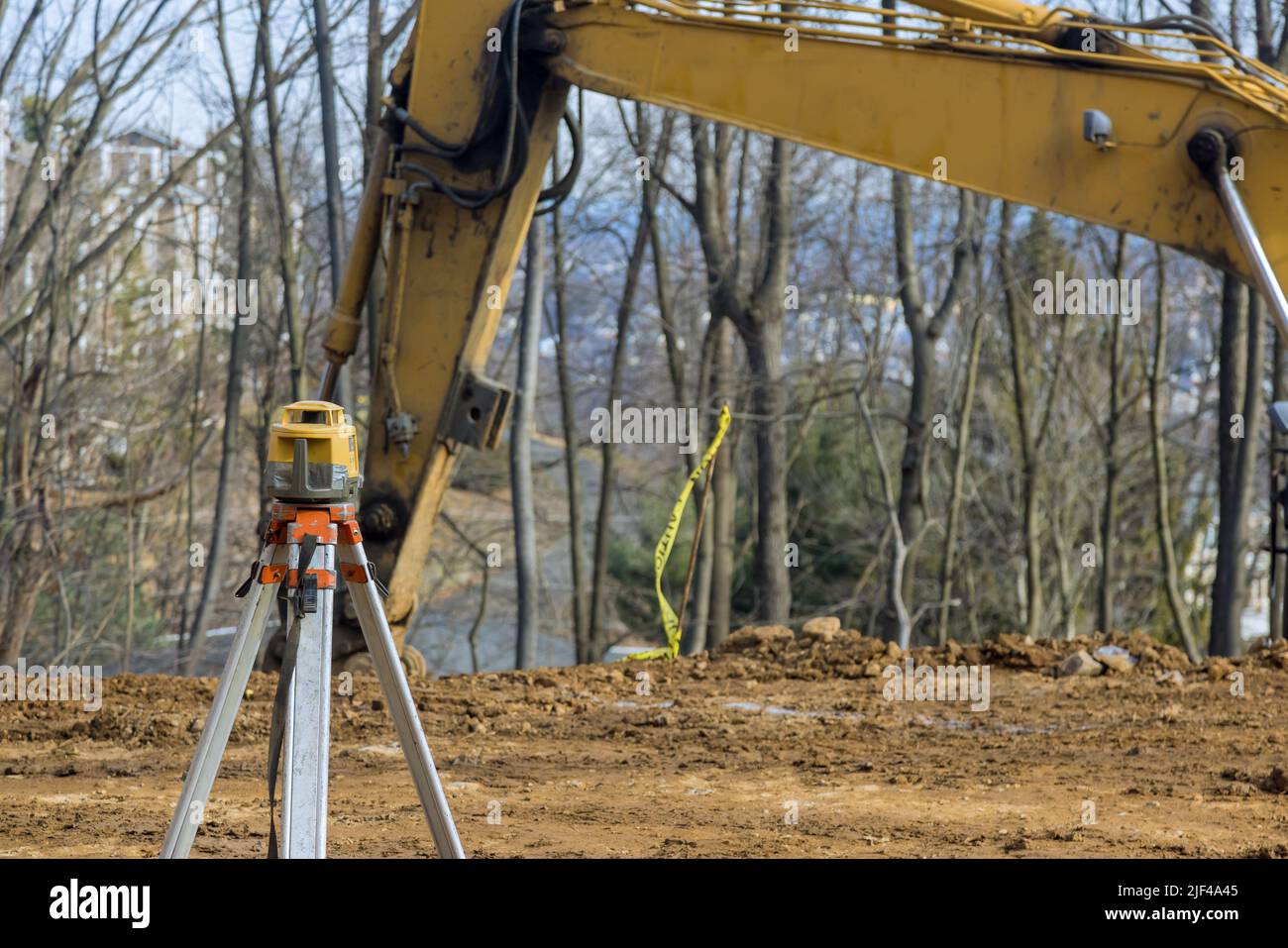 Rotary laser levelers hires stock photography and images Alamy
