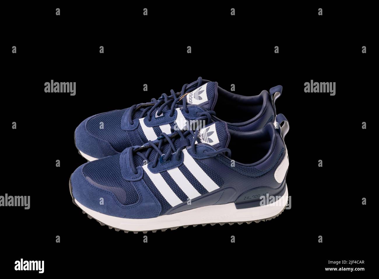 Black adidas sneakers hi-res stock photography and images - Alamy