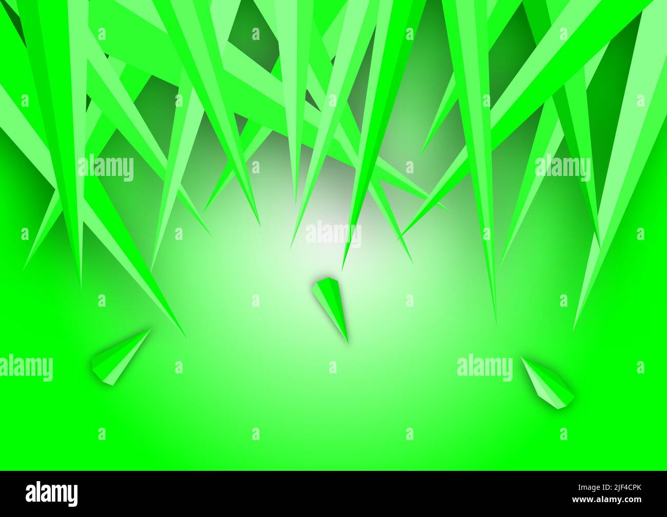 Abstract background green crystal triangle polygonal texture poster backdrop pattern template frame vector illustration Stock Vector