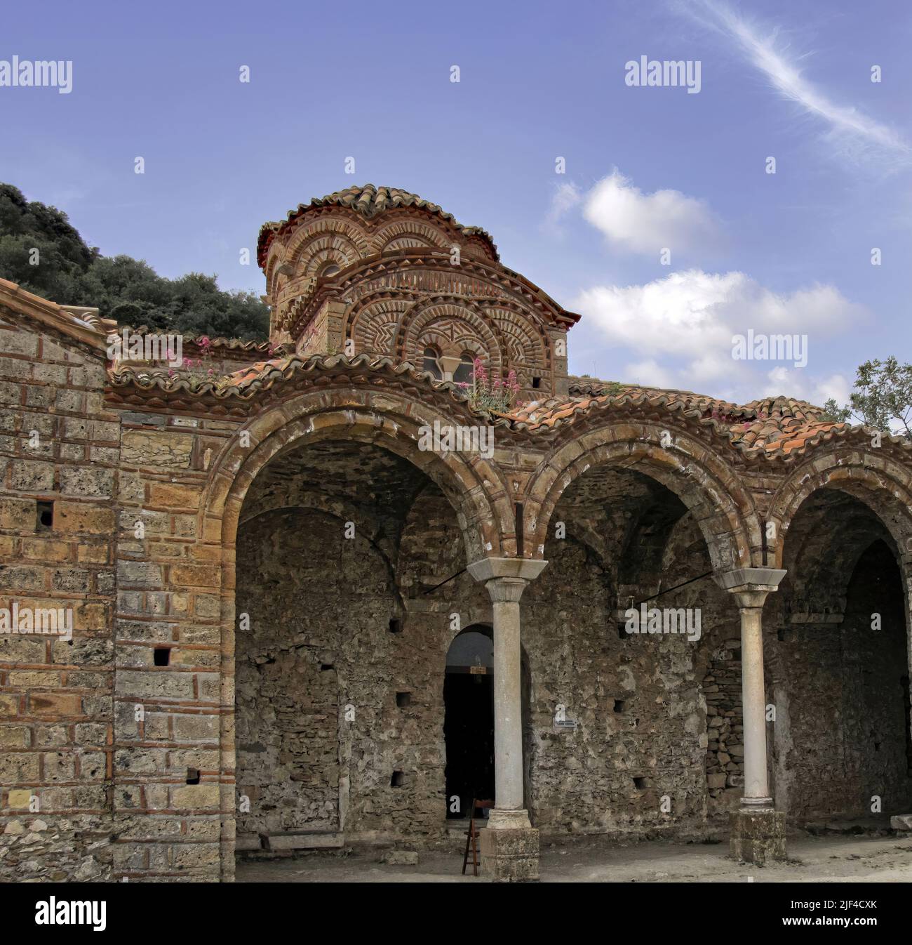 The Byzantine Archaeological Site Of Mystras In Peloponnese Greece the-byzantine-archaeological-site-of-mystras-in-peloponnese-greece