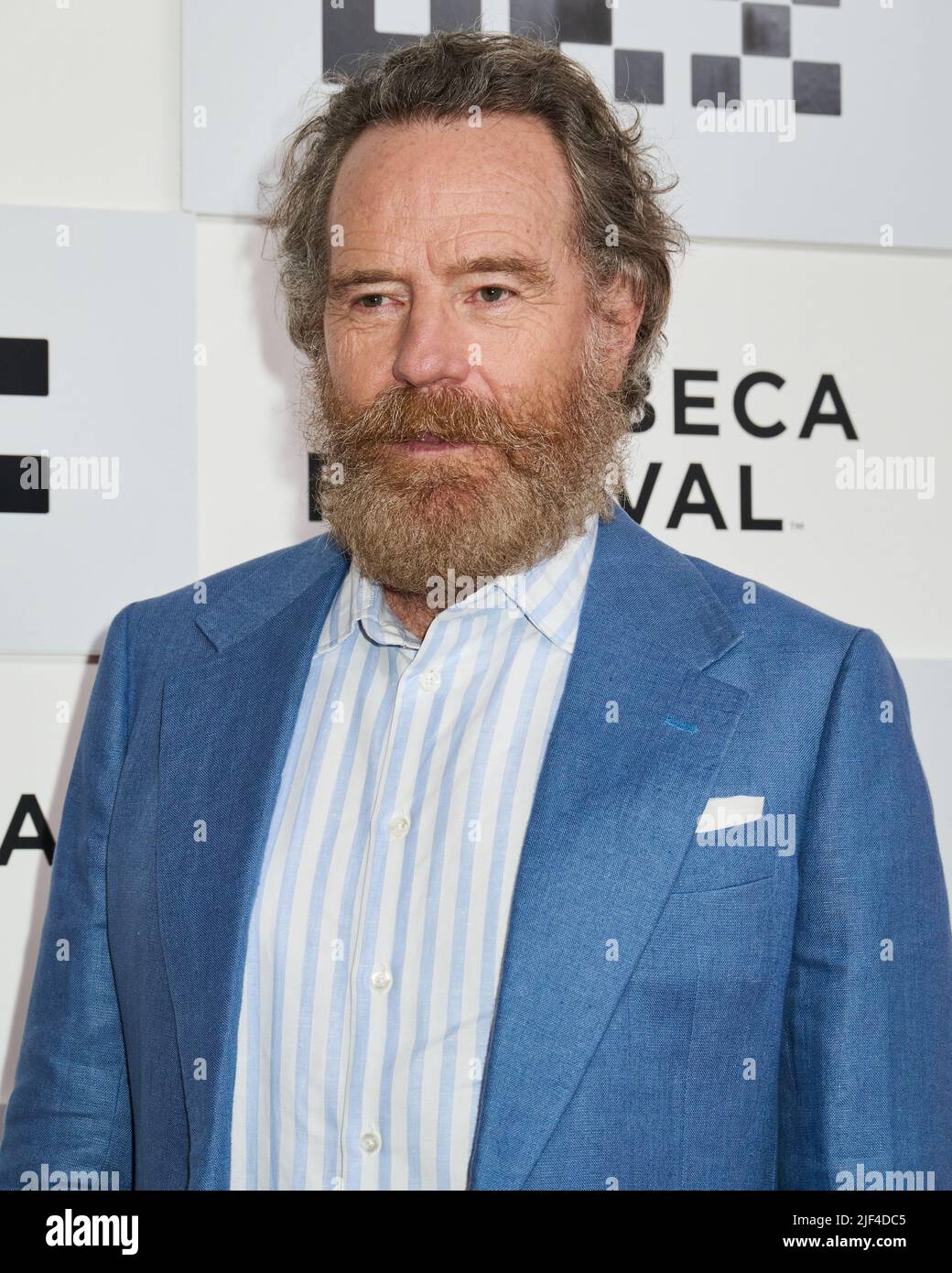 NEW YORK, NY, USA - JUNE 15, 2022: Bryan Cranston attends the Tribeca Festival Premiere of 'Jerry & Marge Go Large'. Stock Photo