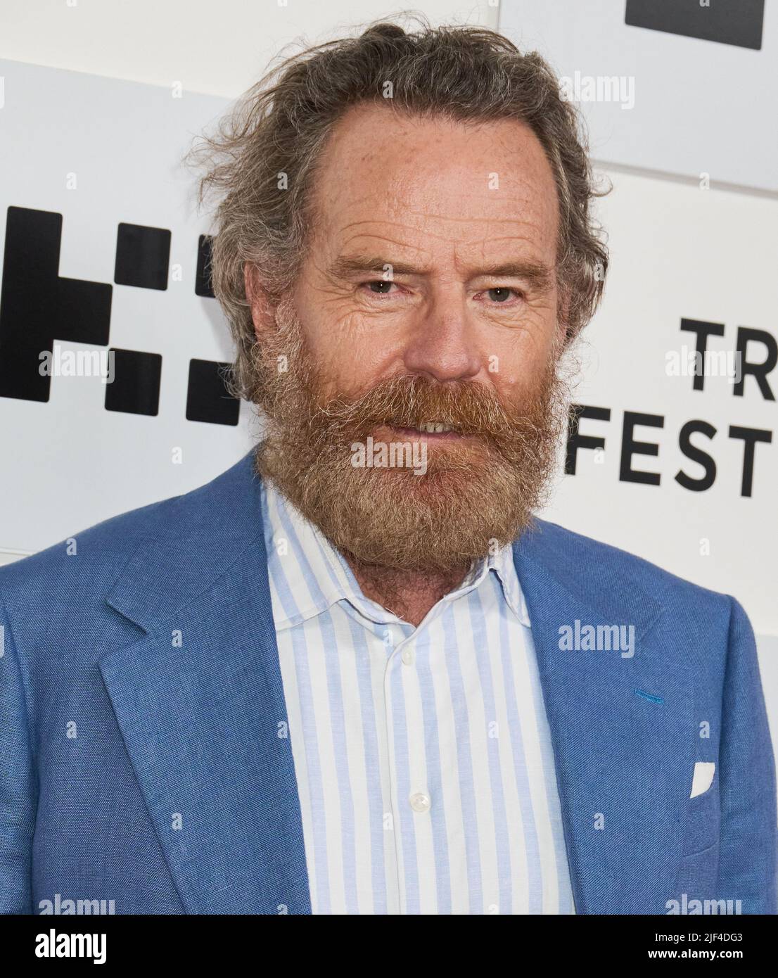 NEW YORK, NY, USA - JUNE 15, 2022: Bryan Cranston attends the Tribeca Festival Premiere of 'Jerry & Marge Go Large'. Stock Photo