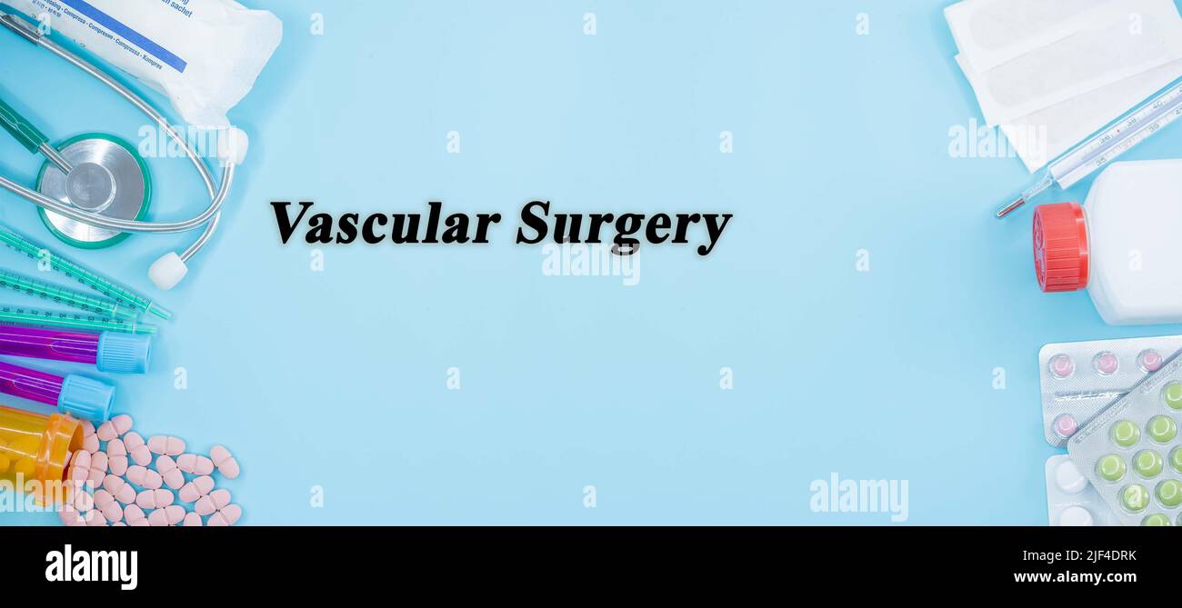 Vascular Surgery Medical Specialties Medicine Study as Medical Concept background Stock Photo