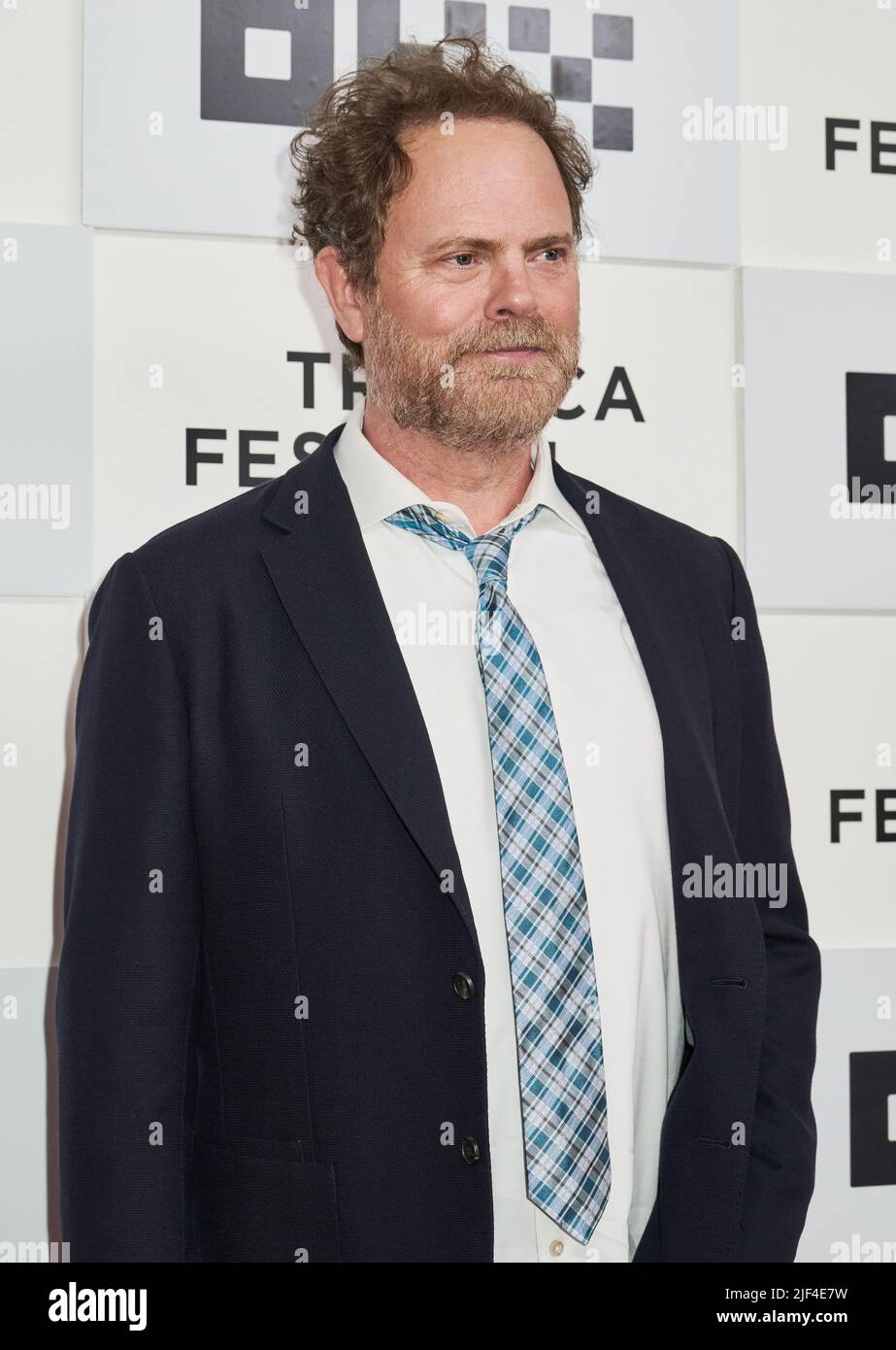 NEW YORK, NY, USA - JUNE 15, 2022: Rainn Wilson attends the Tribeca Festival Premiere of 'Jerry & Marge Go Large'. Stock Photo