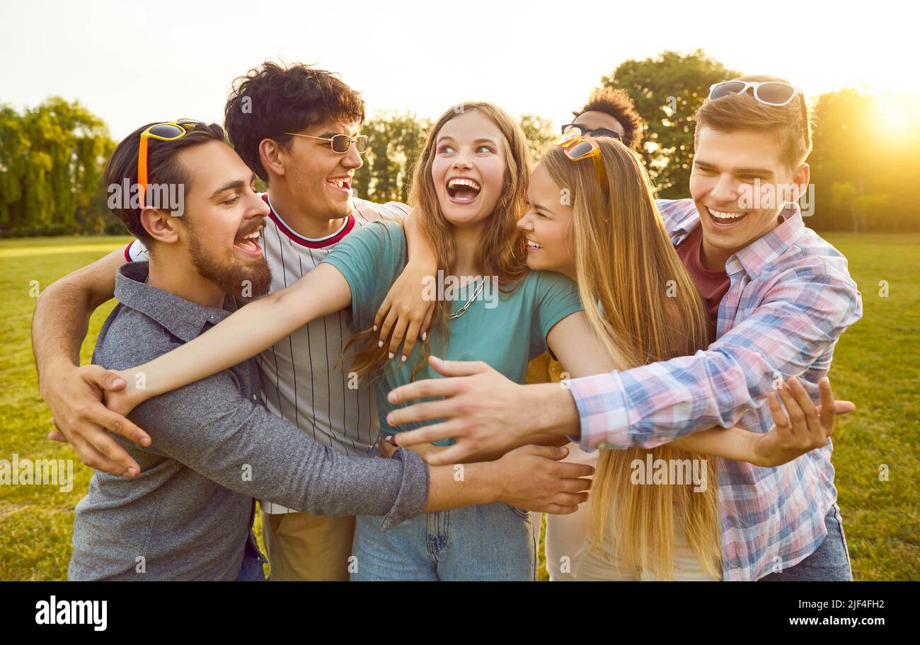 Funny hug hi-res stock photography and images - Alamy
