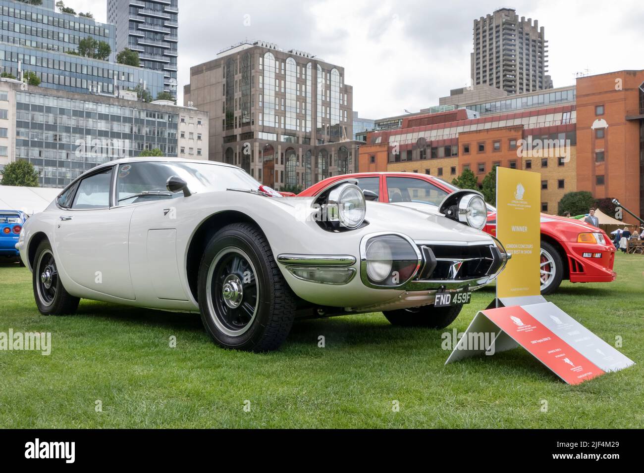 1967 Toyota 2000 GT Winner of The London Concours at the Honourable Artillery Company in the City of London UK Stock Photo